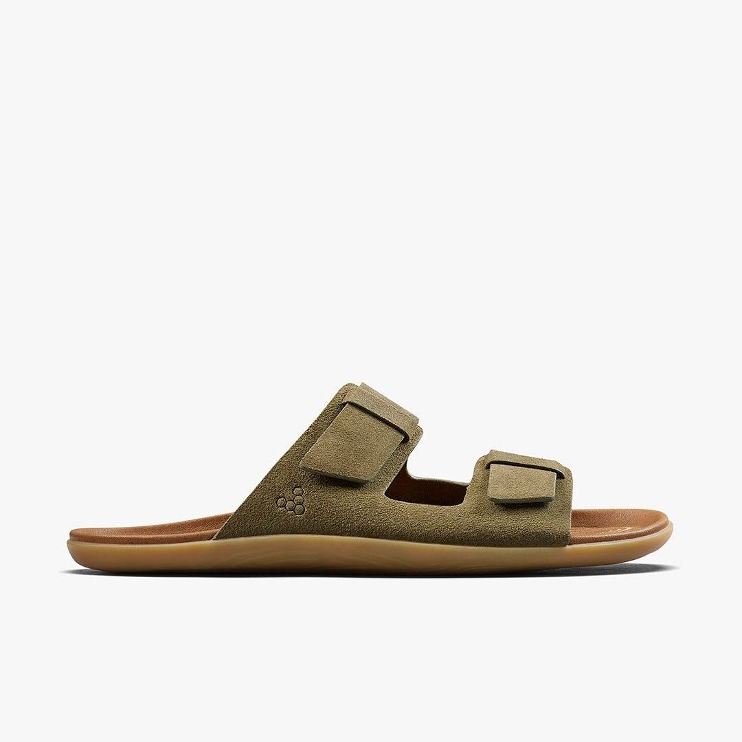 Vivobarefoot Sensus Yin Slide Womens – Dark Olive