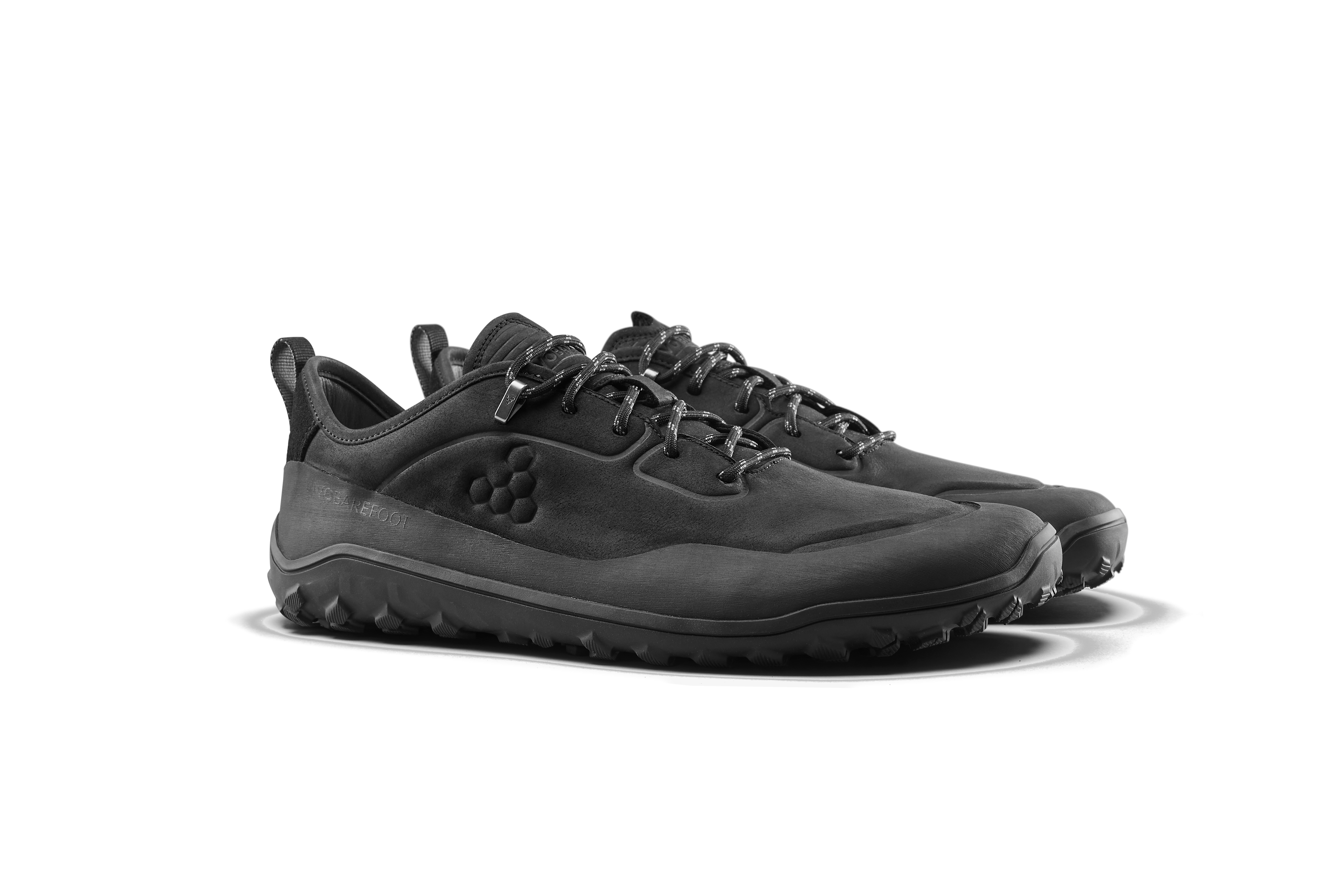 Vivobarefoot Tracker Leather AT Low Mens – Obsidian