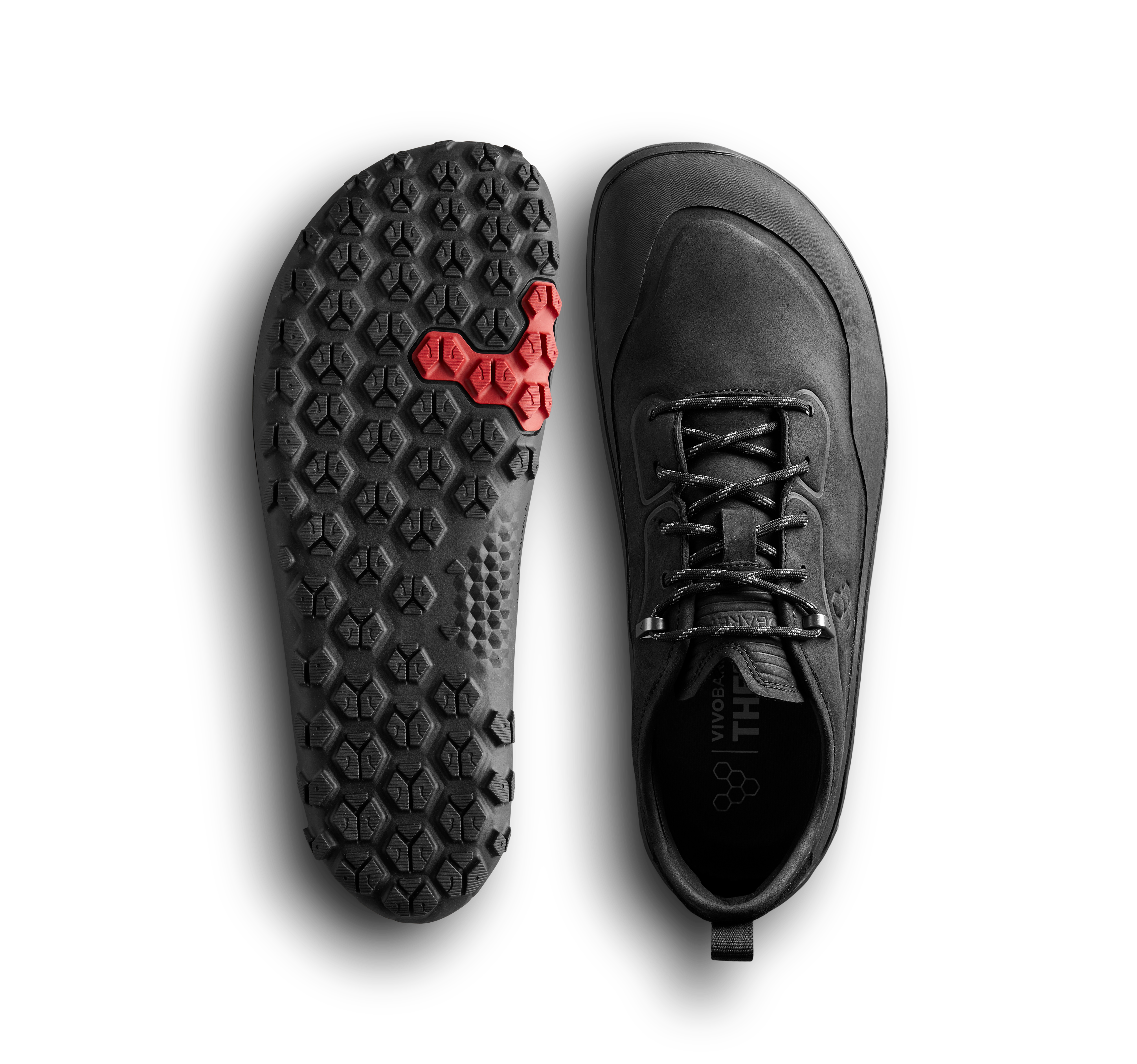Vivobarefoot Tracker Leather AT Low Mens – Obsidian