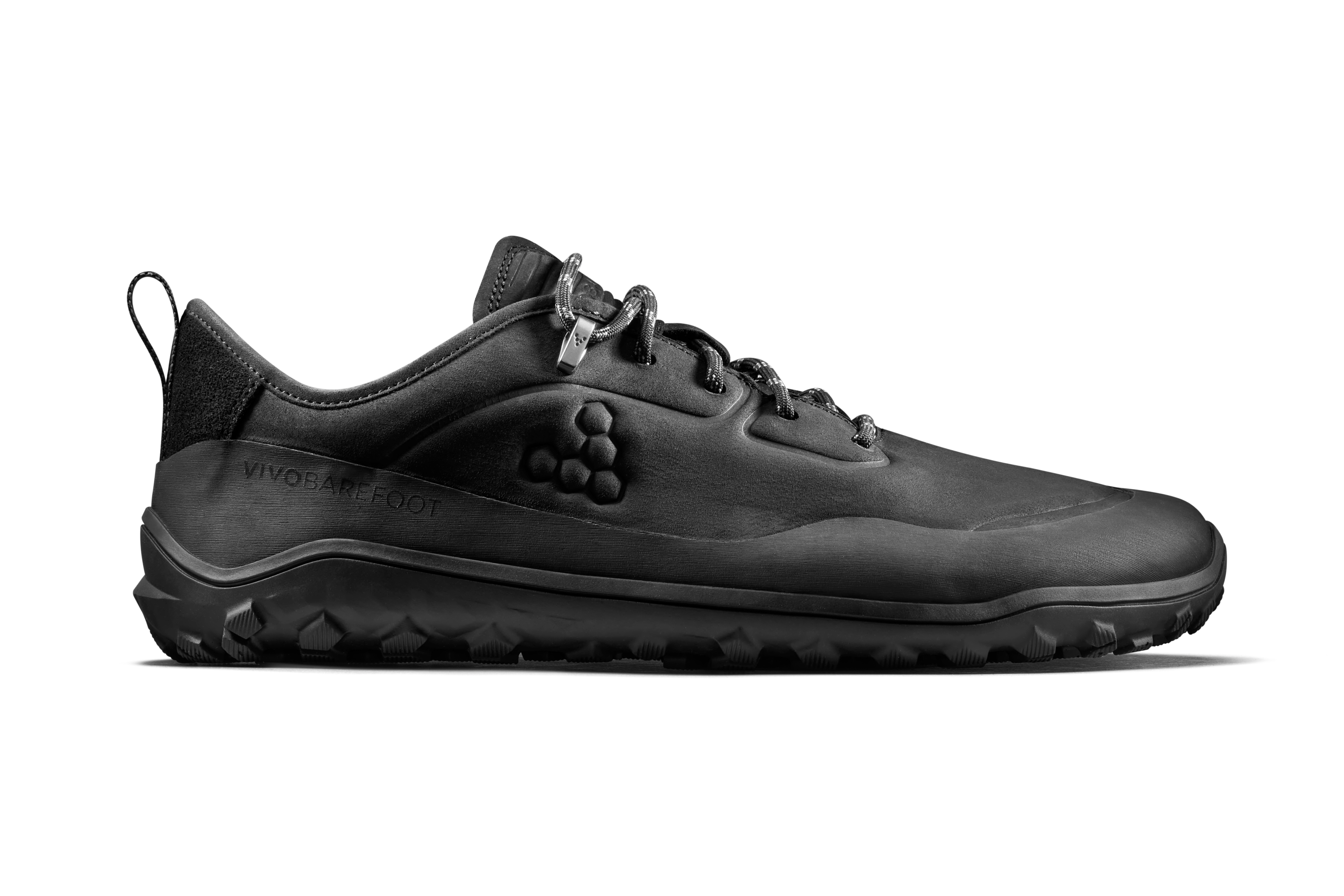 Vivobarefoot Tracker Leather AT Low Mens – Obsidian