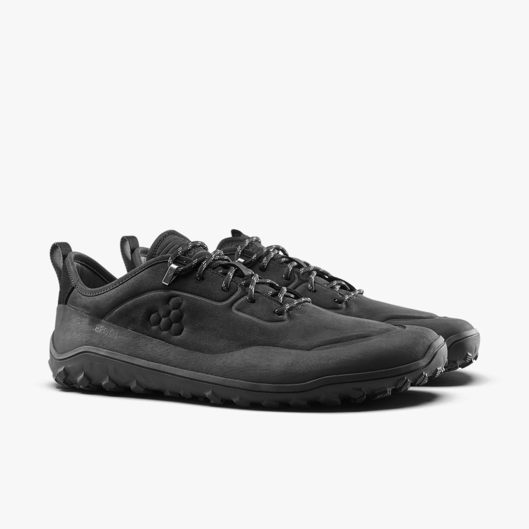 Vivobarefoot Tracker Leather AT Low Womens – Obsidian