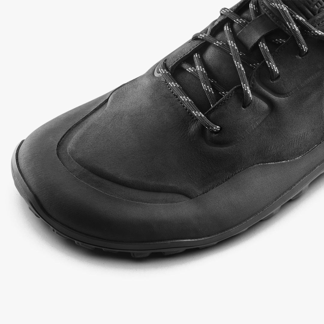 Vivobarefoot Tracker Leather Low Womens – Obsidian