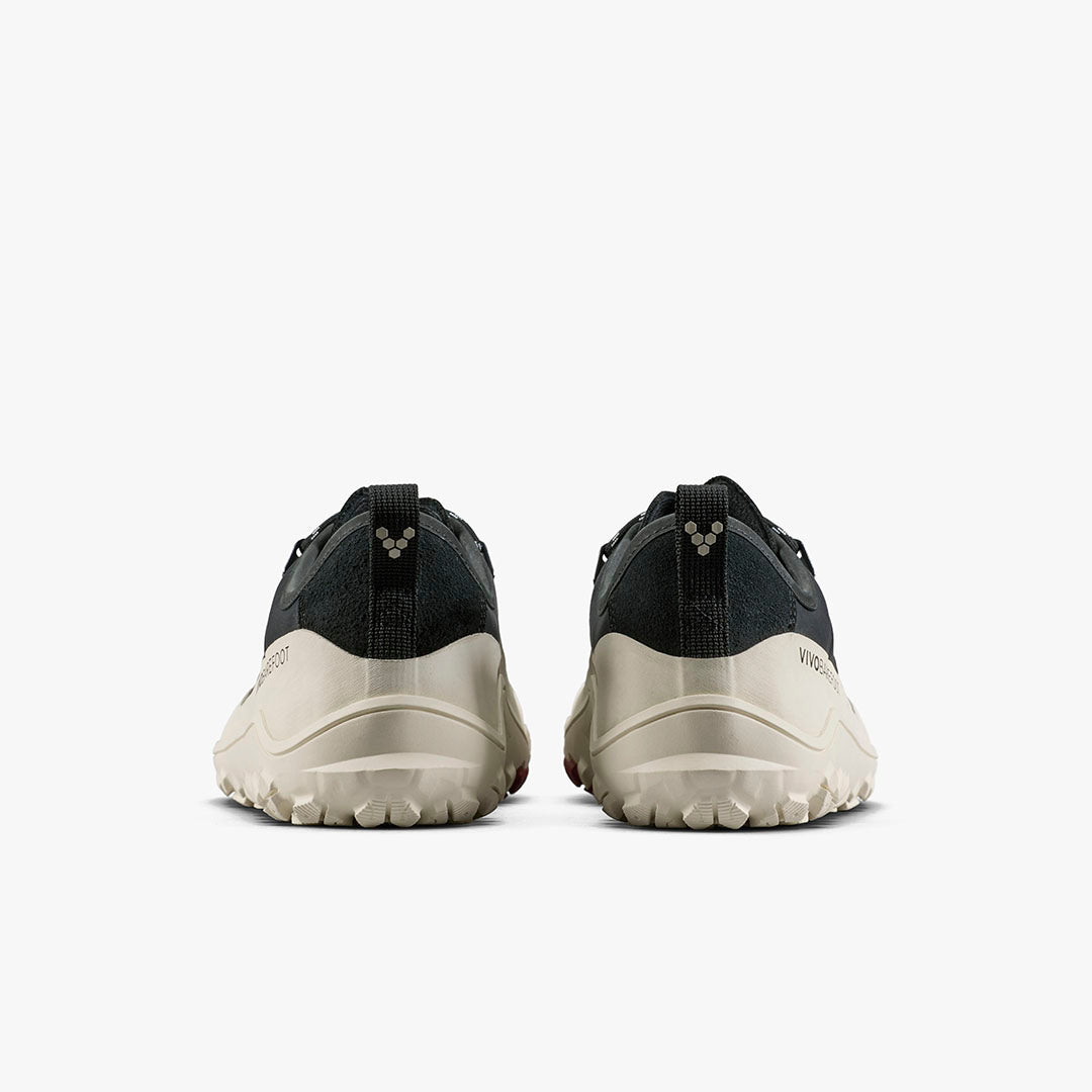 Vivobarefoot Tracker Leather AT Low Womens – Obsidian/White