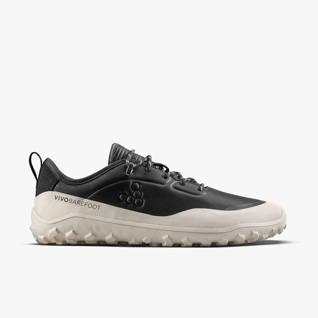 Vivobarefoot Tracker Leather AT Low Womens – Obsidian/White