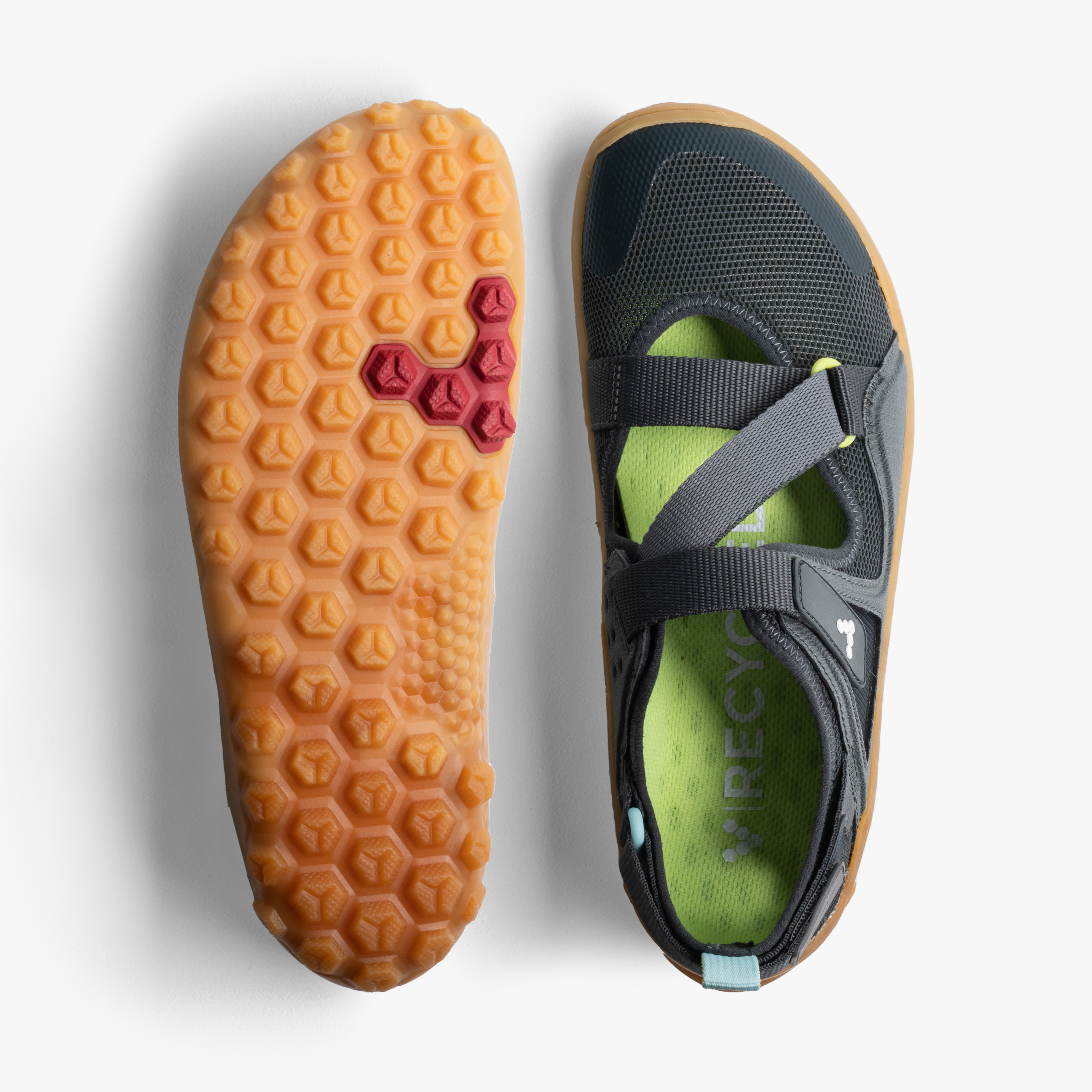 Vivobarefoot Tracker Sandal Mens – Charcoal/Gum