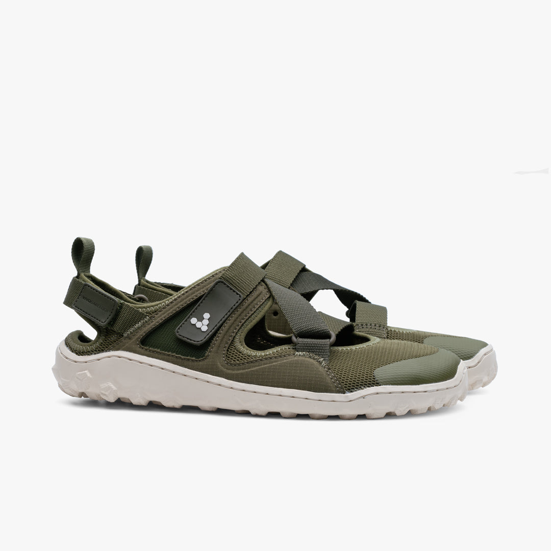 Vivobarefoot Tracker Sandal Womens – Olive
