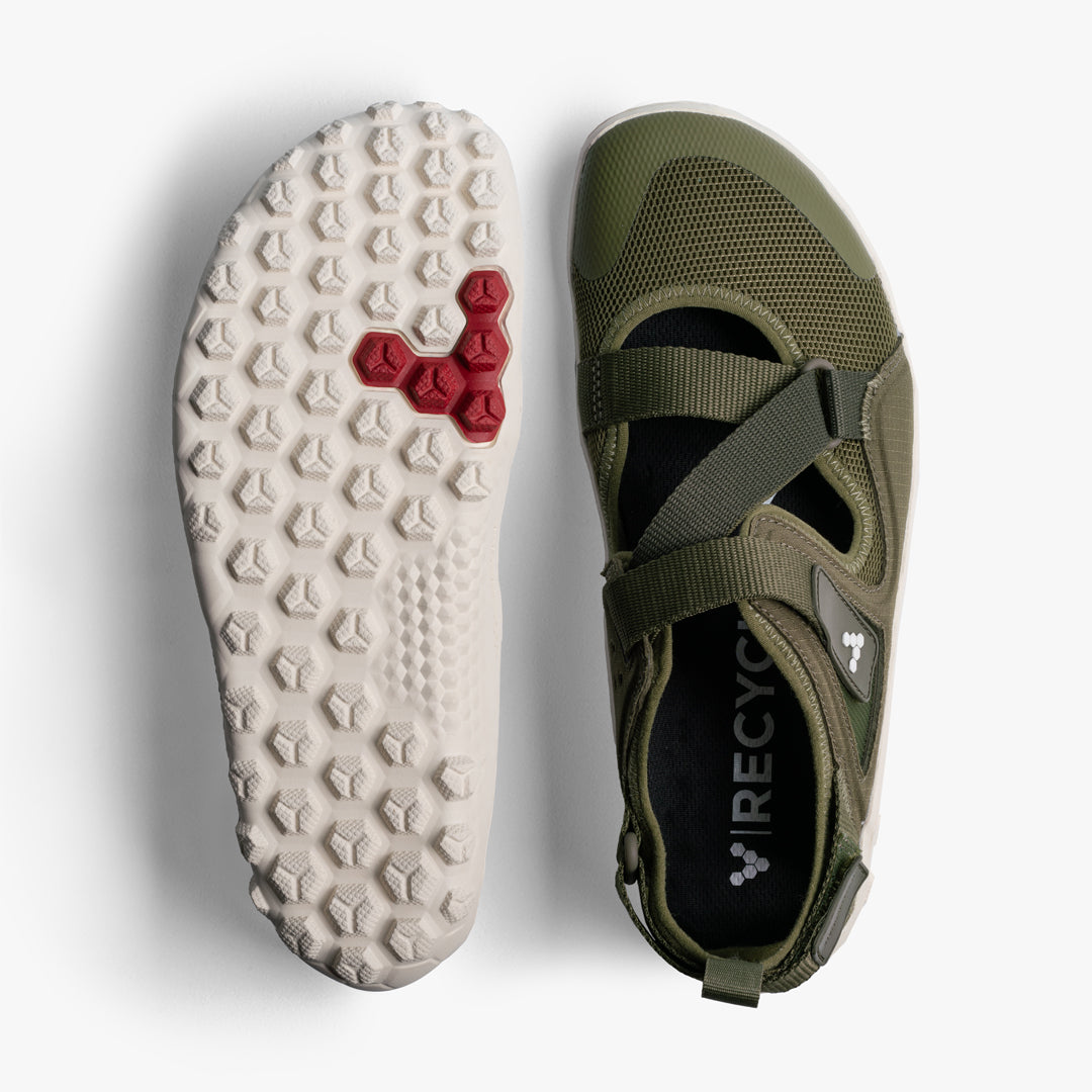 Vivobarefoot Tracker Sandal Mens – Olive
