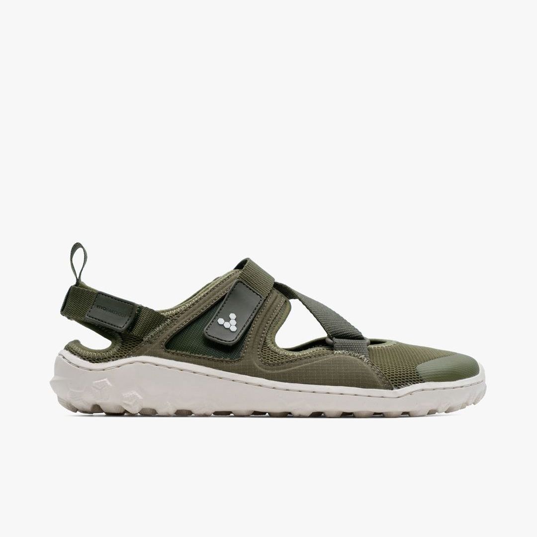 Vivobarefoot Tracker Sandal Mens – Olive