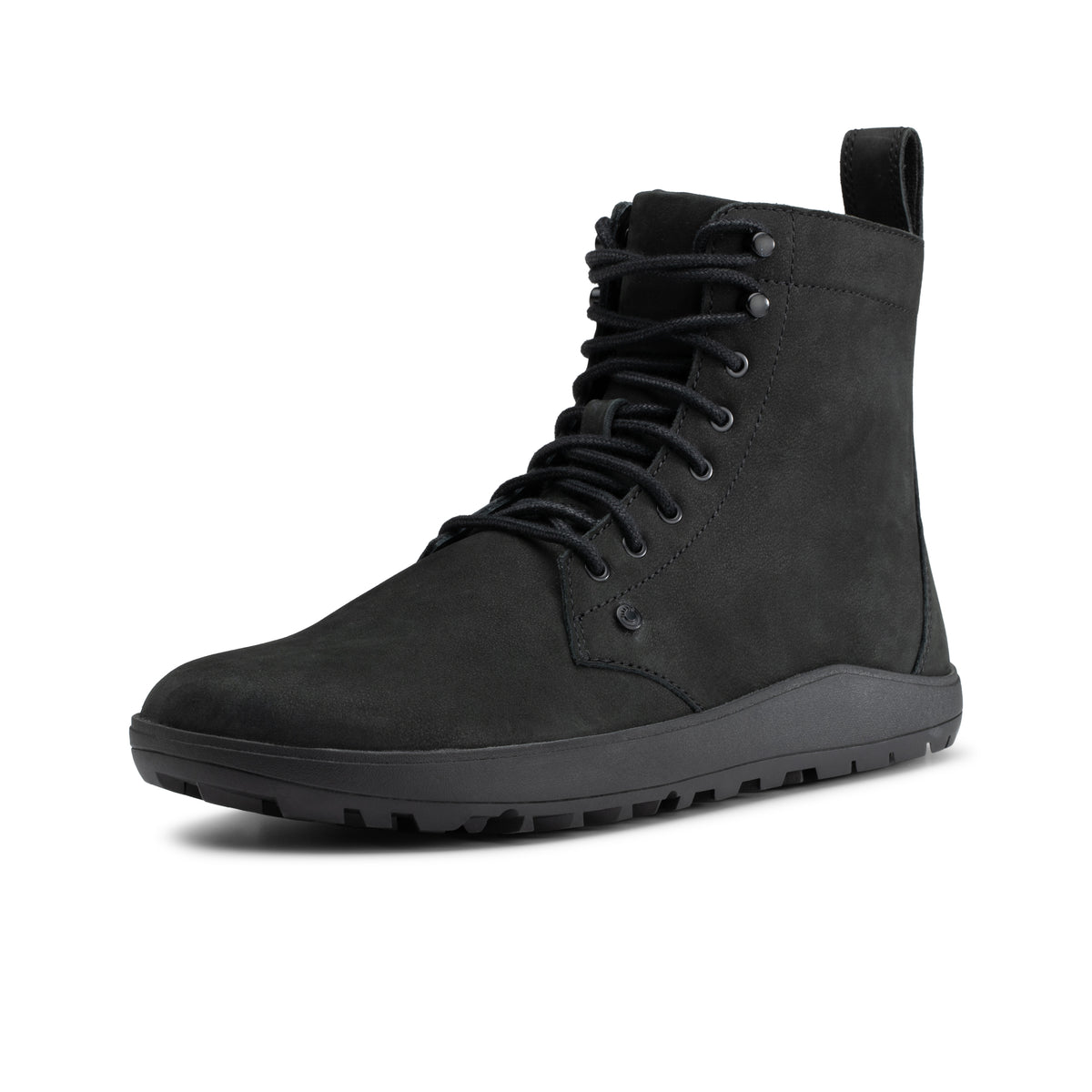 Xero Shoes Breckenridge barfodssko til dame i farven Black, set skråt forfra