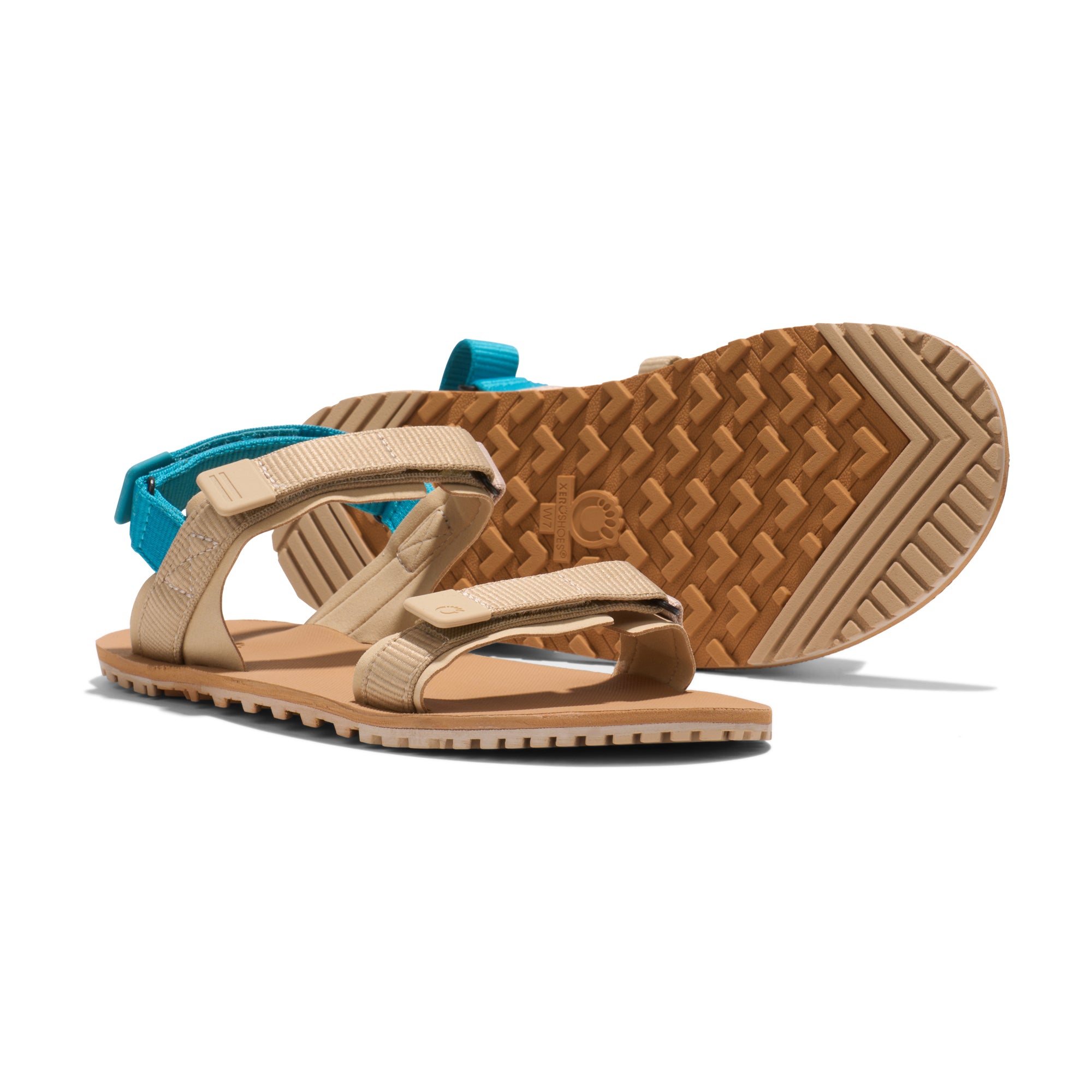 Xero Shoes D-Trail Womens – Irish Cream/Lake Blue