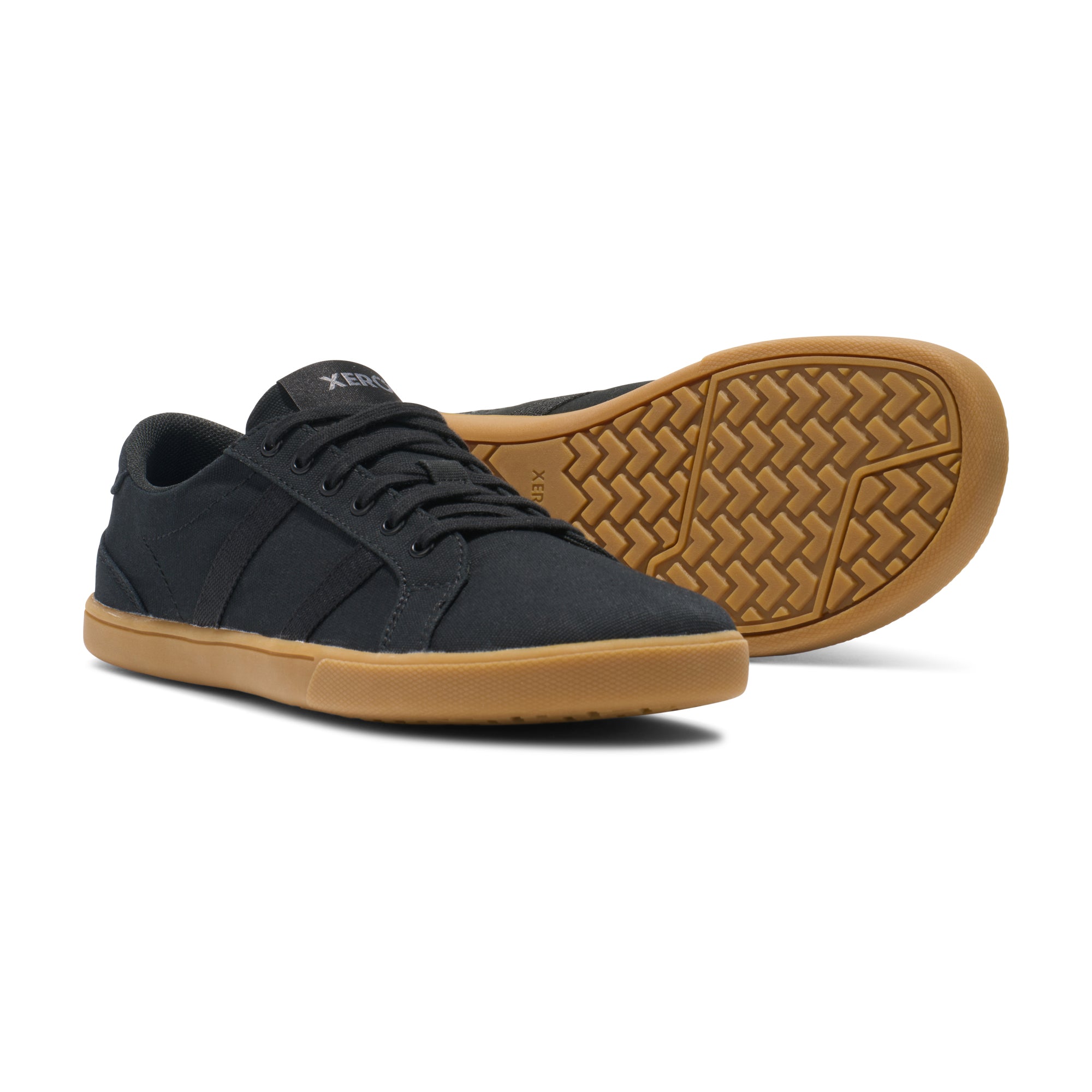 Xero Shoes Dillon Canvas Mens – Black/Gum