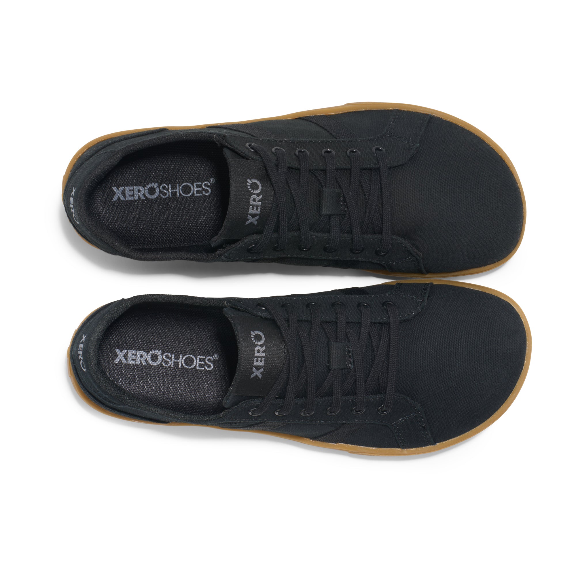 Xero Shoes Dillon Canvas Mens – Black/Gum