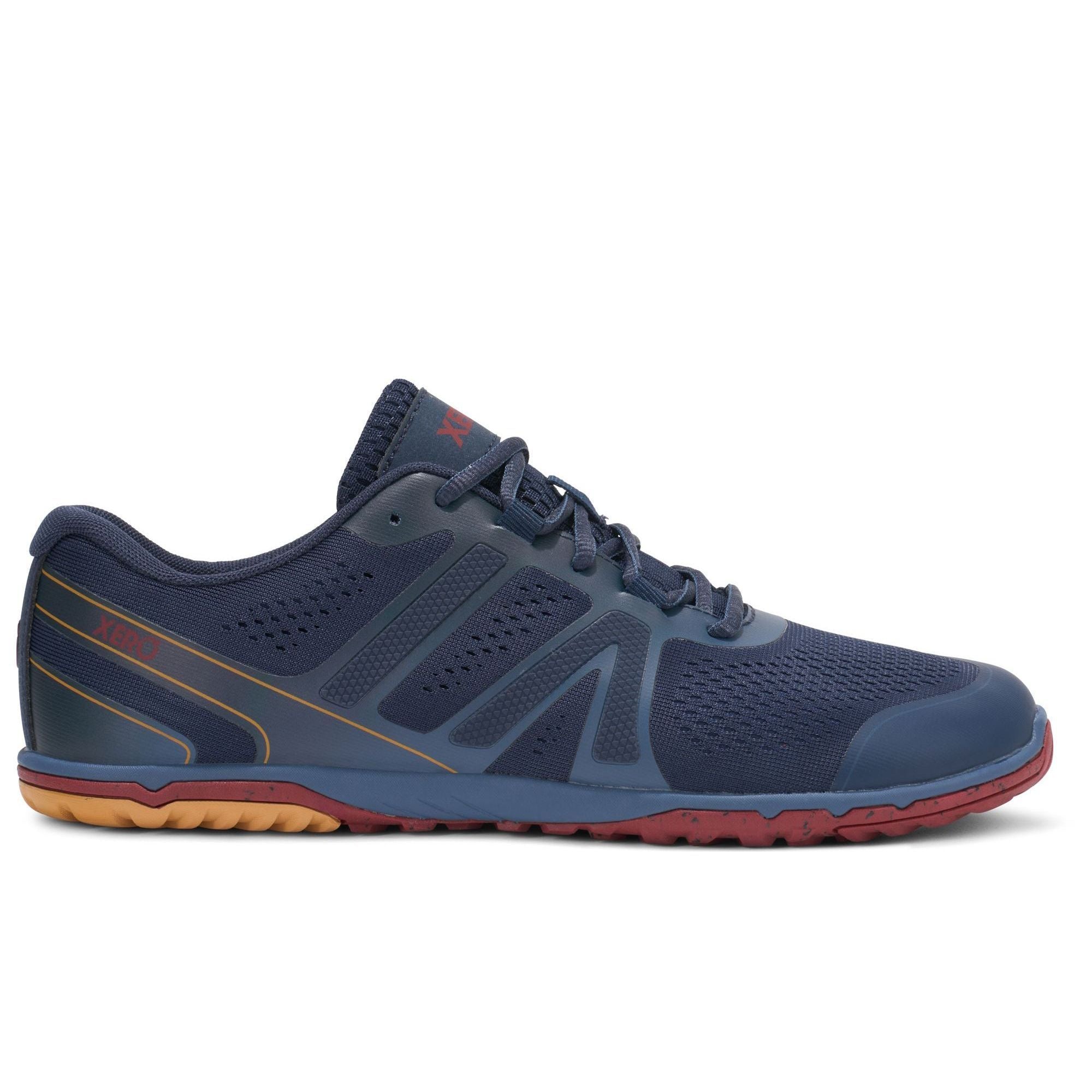 Xero Shoes HFS II Mens – Vintage Indigo / Red Ochre