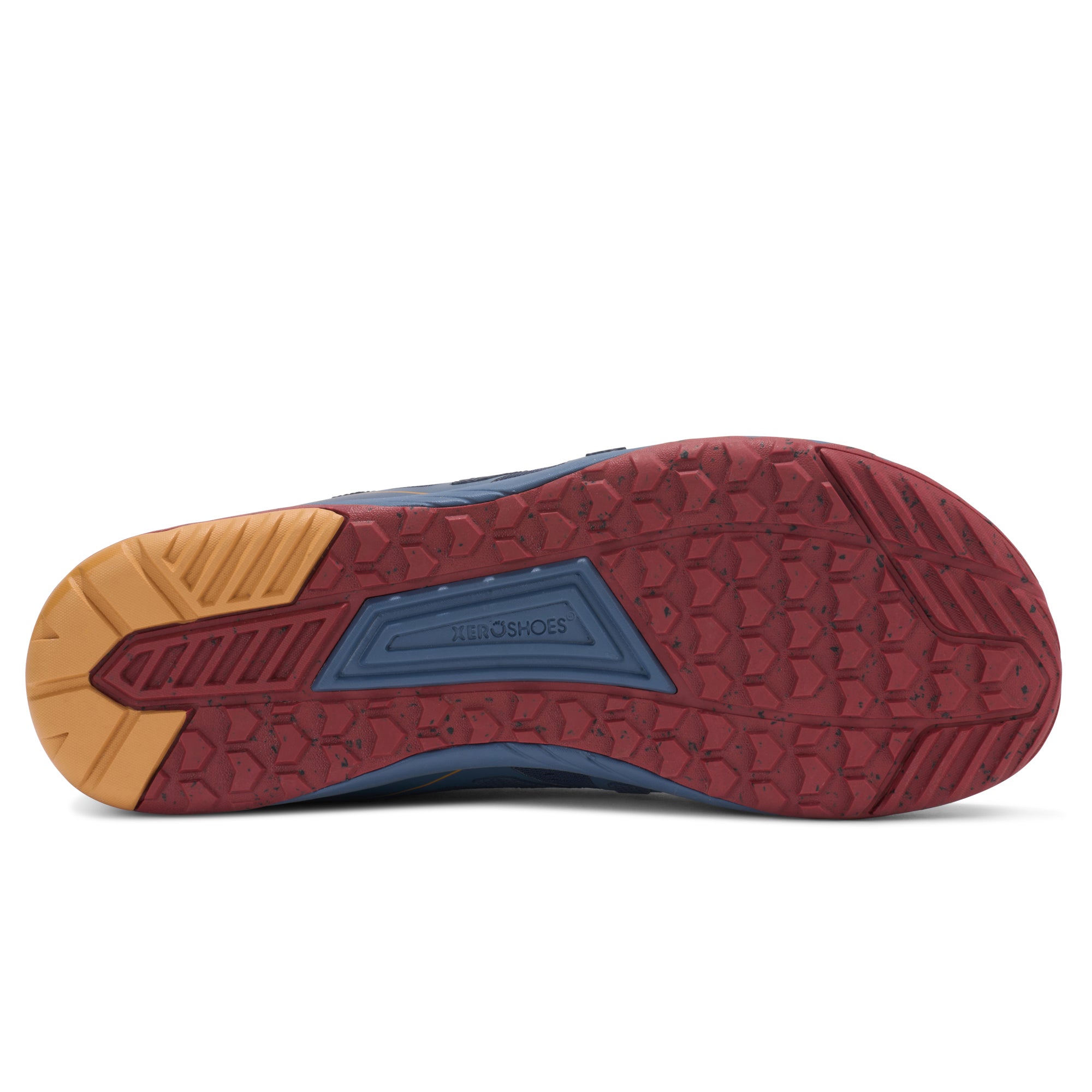 Xero Shoes HFS II Mens – Vintage Indigo / Red Ochre