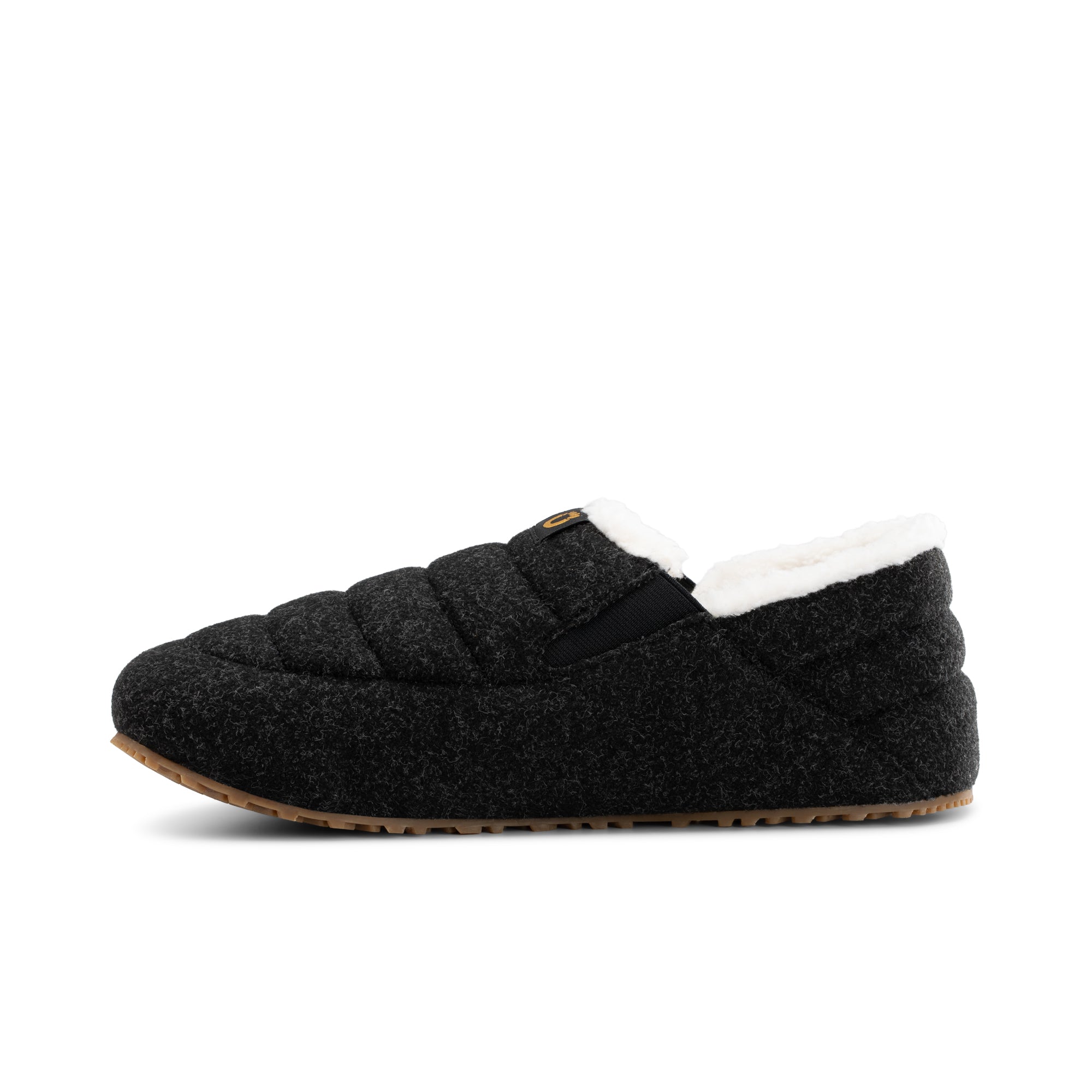 Xero Shoes Pagosa Cozy hjemmesko til herre i farven Asphalt, set fra indersiden