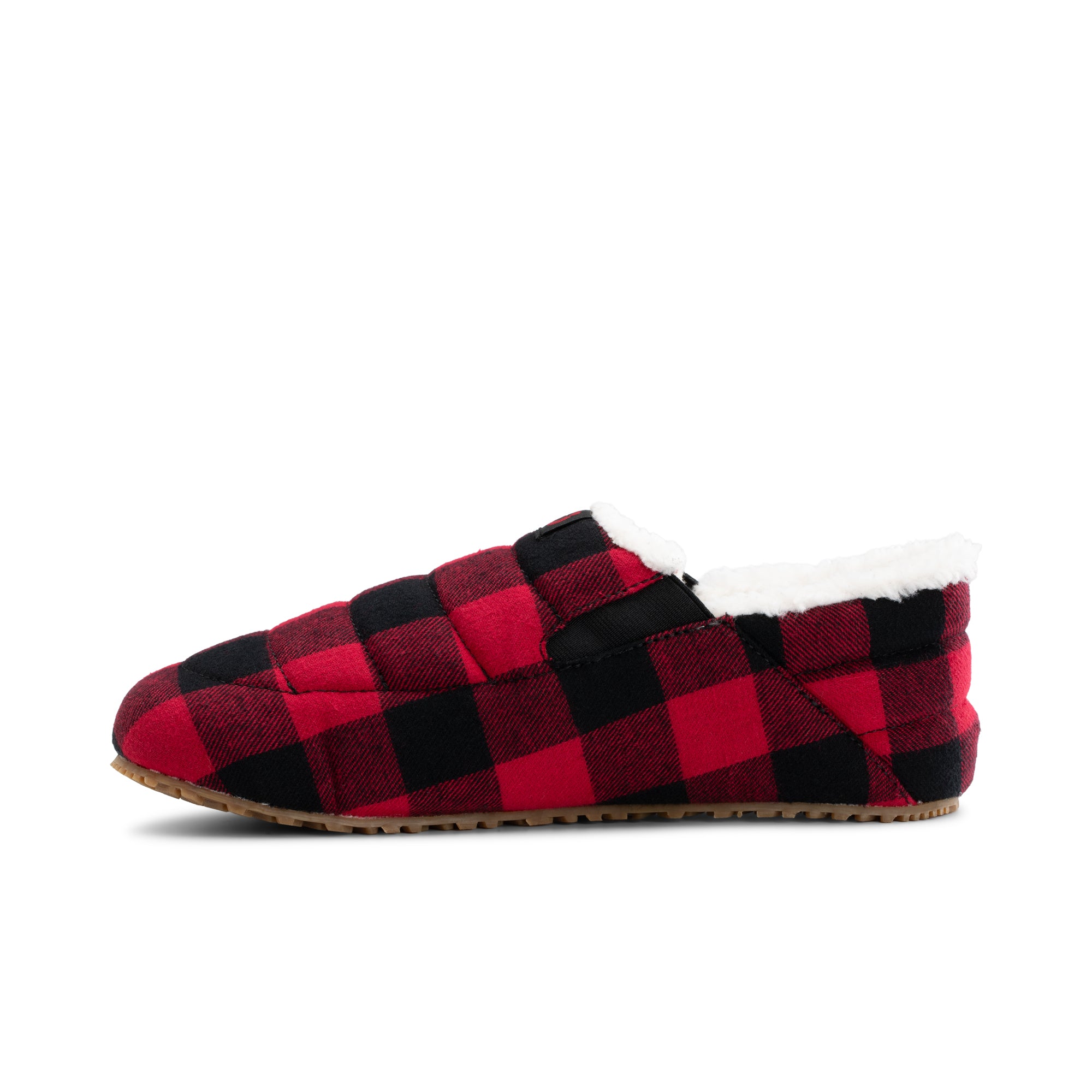 Xero Shoes Pagosa Cozy hjemmesko til herre i farven Buffalo Plaid, set fra indersiden