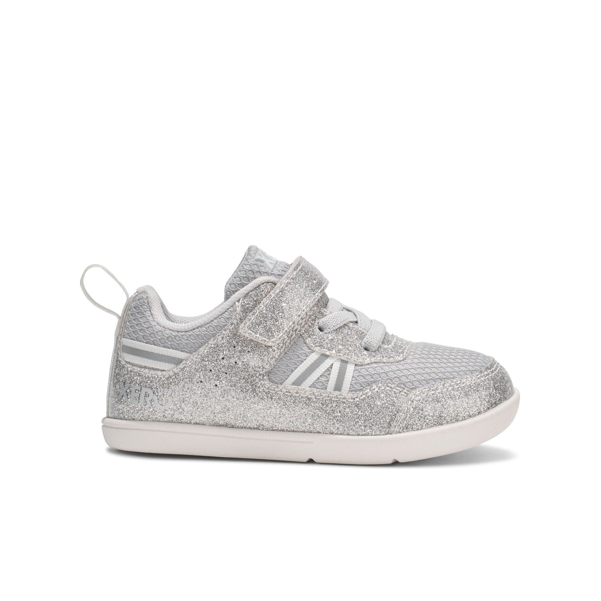 Xero Shoes Prio Little Kids – Silver Glitter