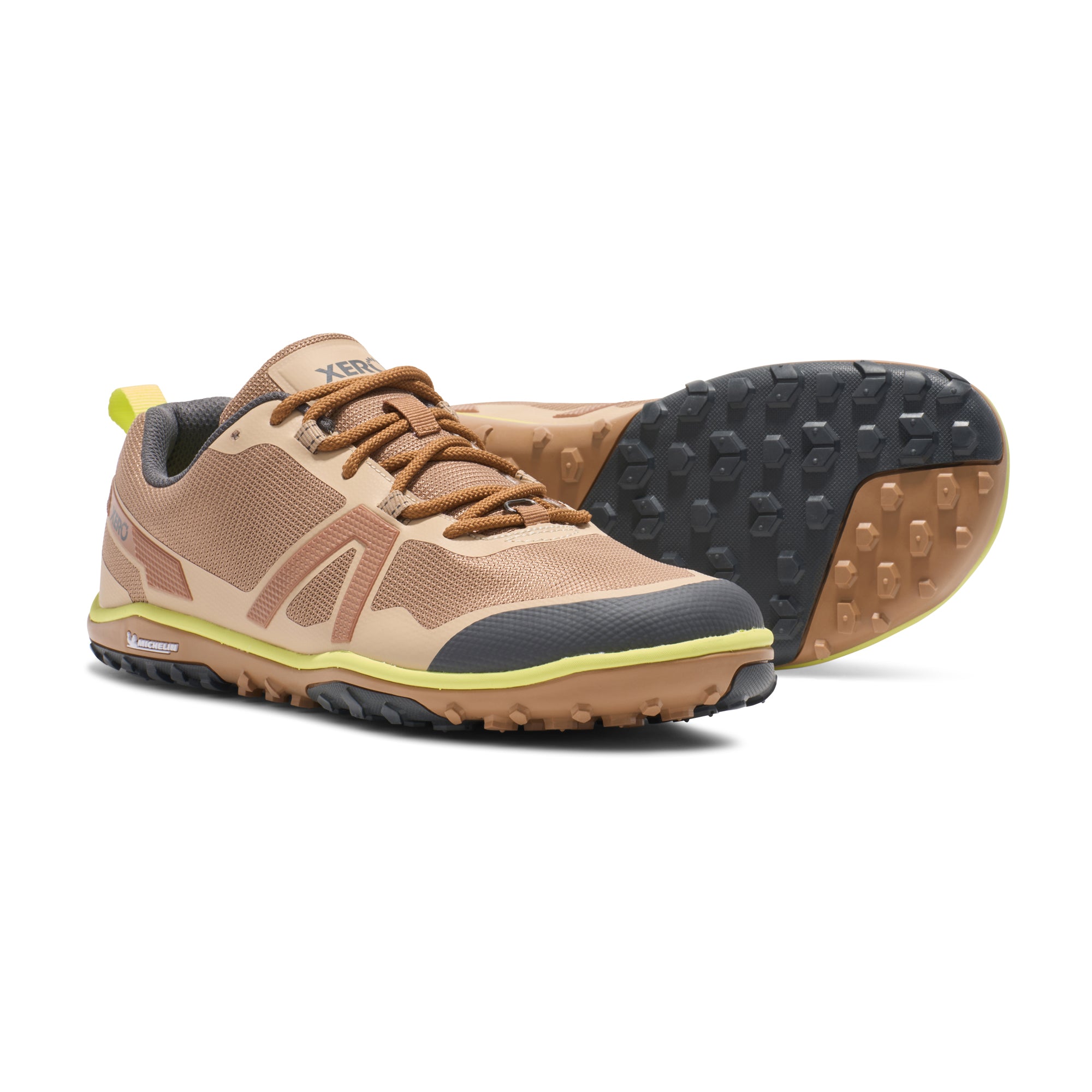 Xero Shoes Scrambler Low EV Womens – Irish Cream/Sunny Lime