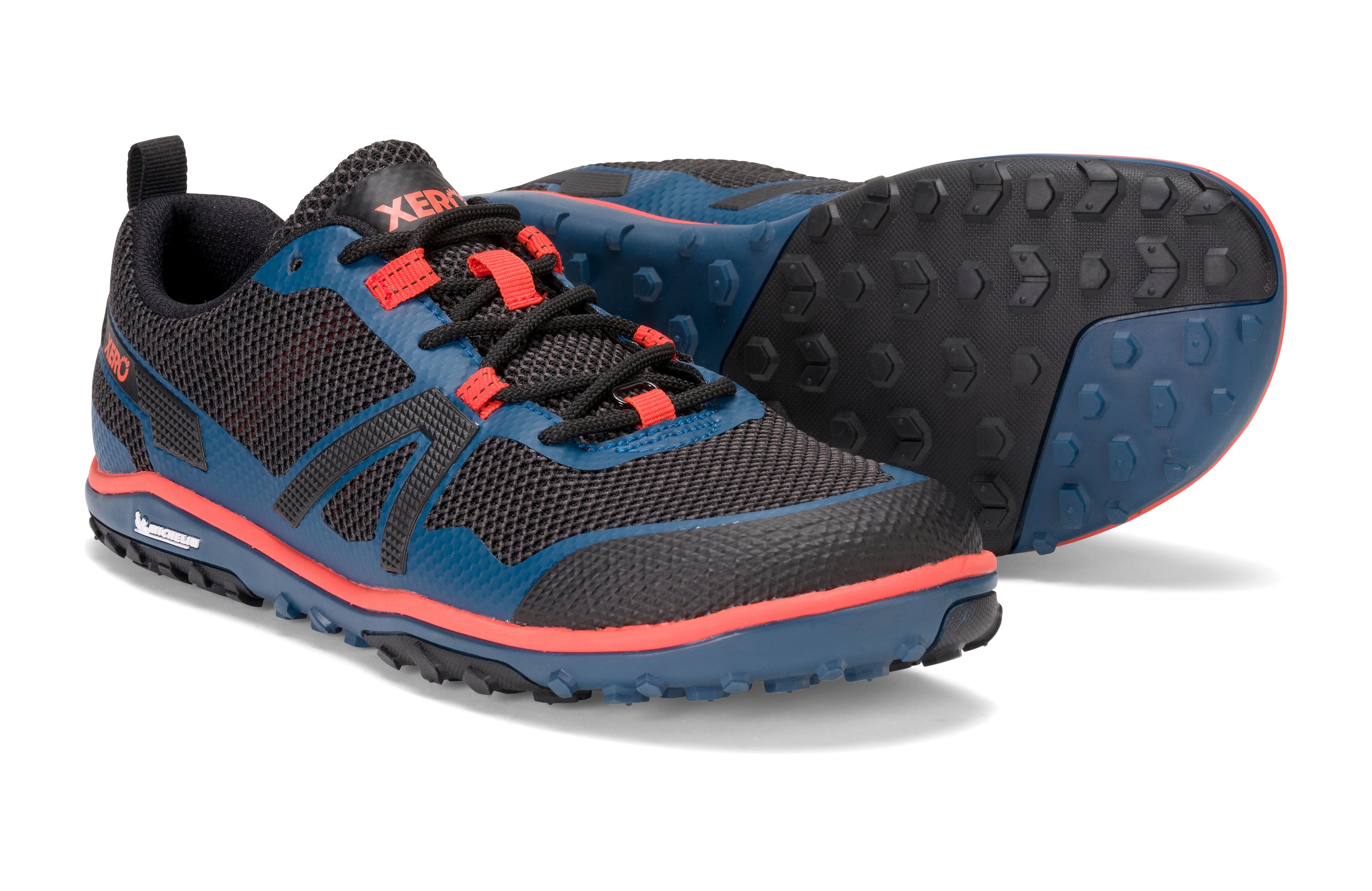 Xero Shoes Scrambler Low Men – Legion Blue / Orange