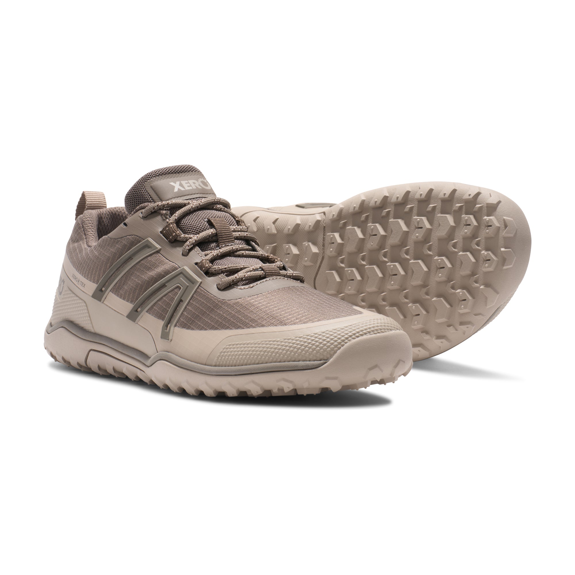 Xero Shoes Scrambler Trail Low Waterproof Womens – Morel/Cashmere
