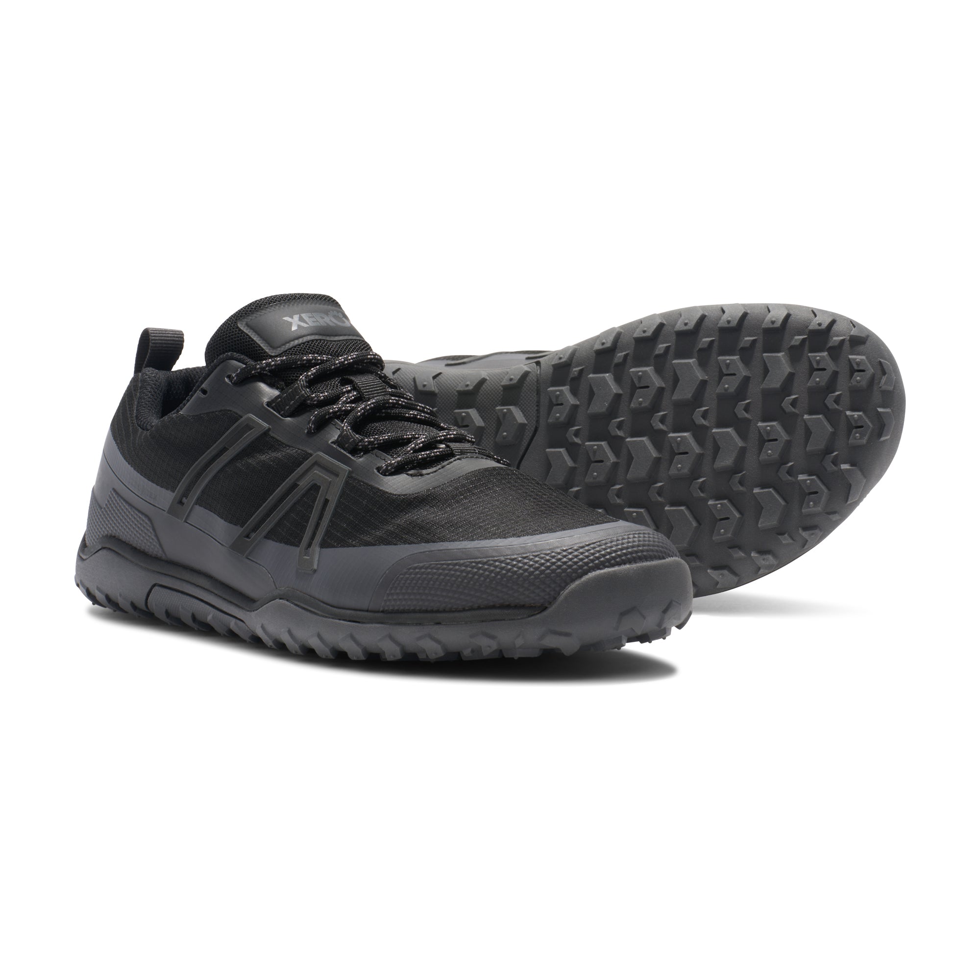 Xero Shoes Scrambler Trail Low Waterproof Mens – Black/Asphalt