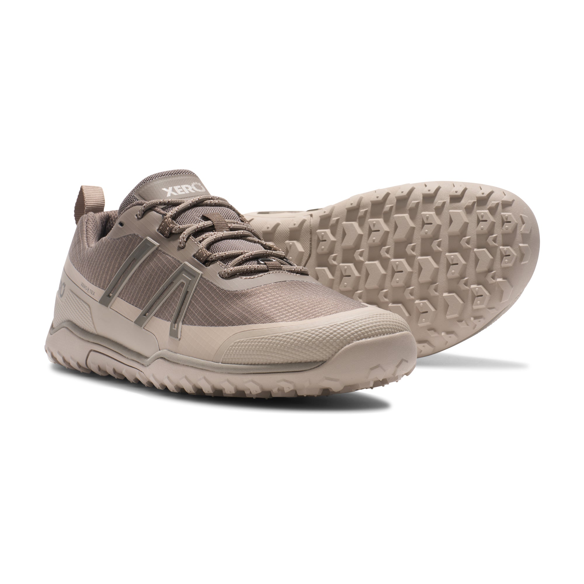 Xero Shoes Scrambler Trail Low Waterproof Mens – Morel/Cashmere