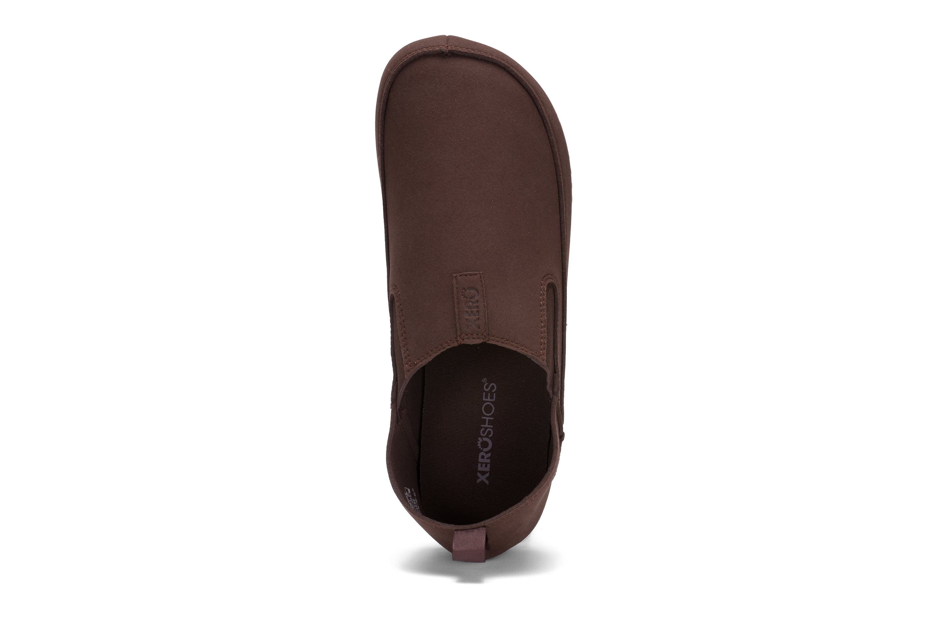 Xero Shoes Sunrise Mens barfods campsko og teltsko til mænd i farven brown, top
