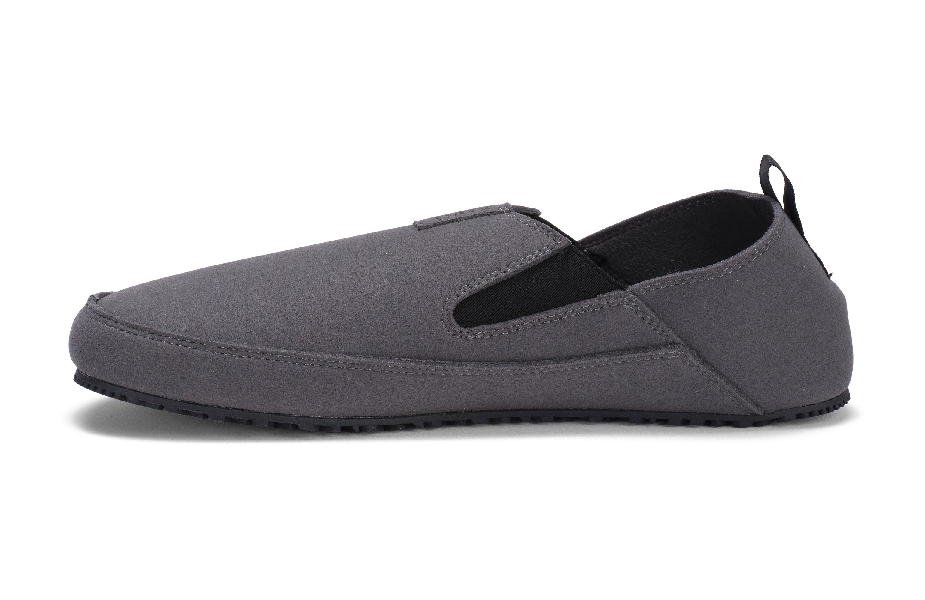 Xero Shoes Sunrise Mens barfods campsko og teltsko til mænd i farven gray, inderside