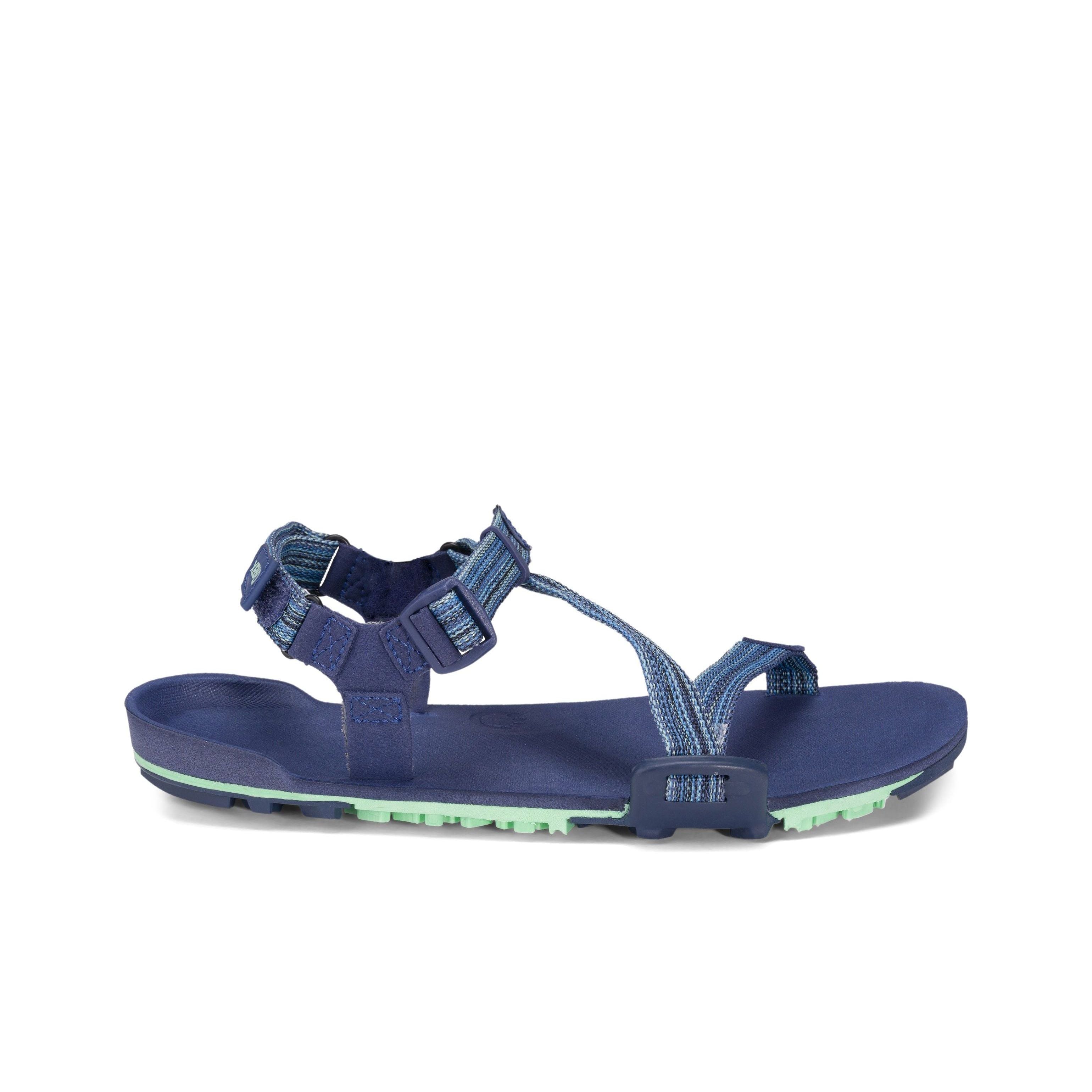 Xero Shoes Z-Trail EV Women barfods sandaler til kvinder i farven blue indigo, yderside