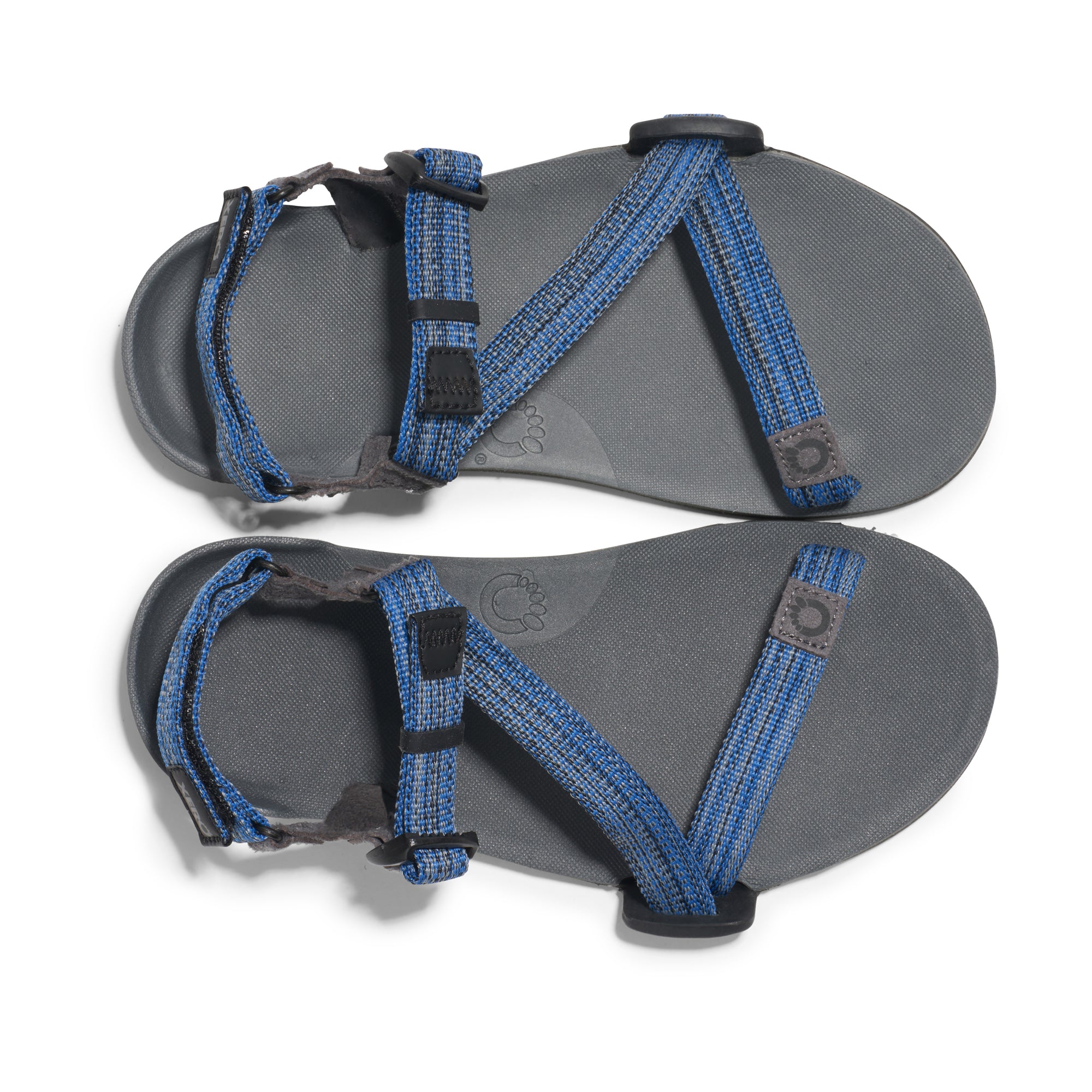 Xero Shoes Z-Trail Kids – Charcoal / Multi-Blue