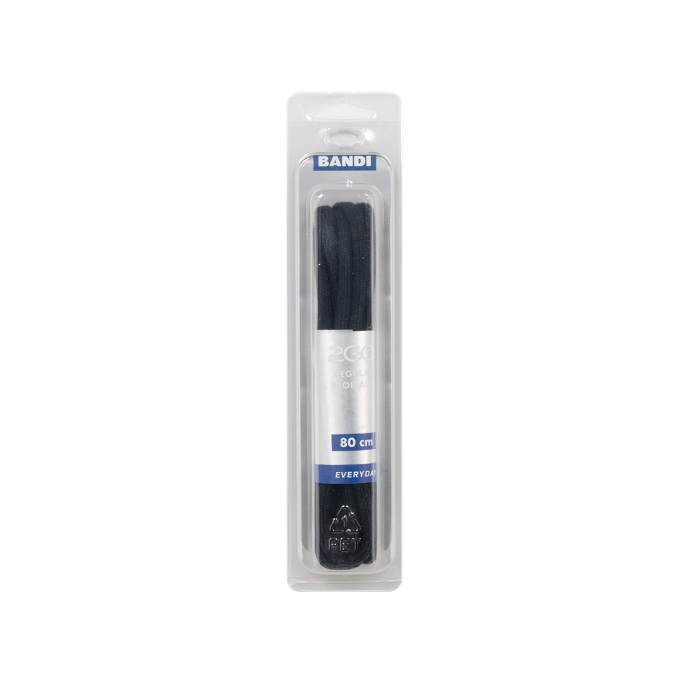 Lacci 2GO Neri 80 cm