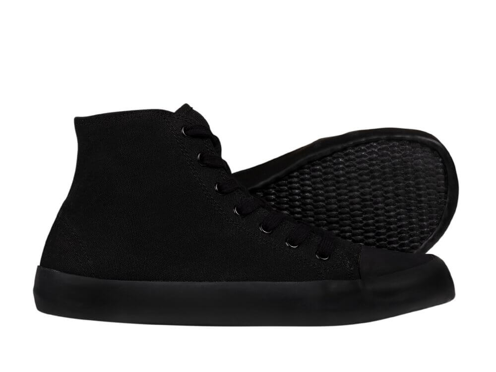 Bohempia Orik 2.0 barfods converse sneakers til kvinder og mænd i farven black-black, par