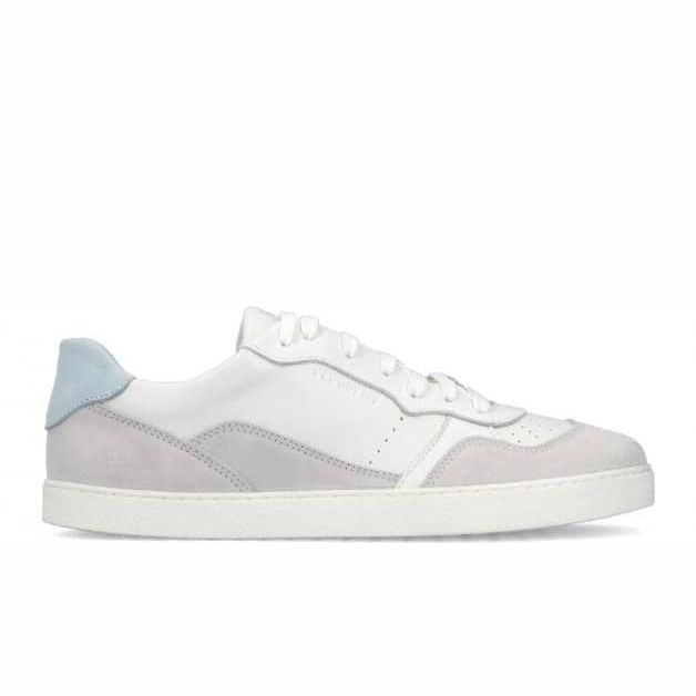 Groundies Nova Women barfods sneakers til kvinder i farven white/blue, yderside