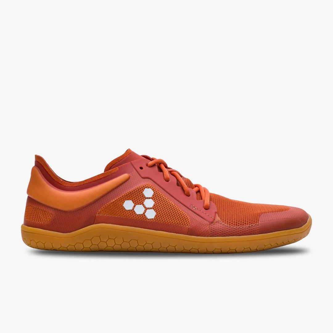 Vivobarefoot Primus Lite III Recycled Womens barfods træningssko til kvinder i farven rust, yderside