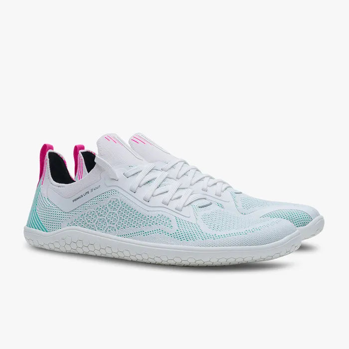 Vivobarefoot Primus Lite Knit Womens barfods træningssko til kvinder i farven blue tint, par
