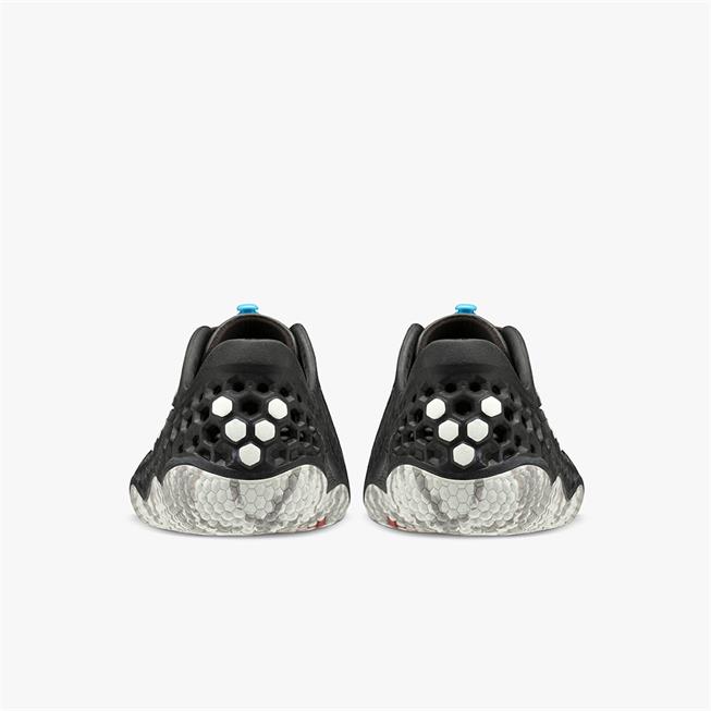 Vivobarefoot Ultra III Bloom Womens barfods badesko/sandaler til kvinder i farven obsidian, bagfra