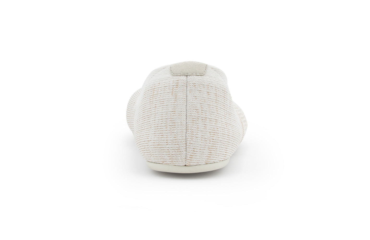 Xero Shoes Phoenix Knit Womens barfods ballerinaer til kvinder i farven cream, bagfra