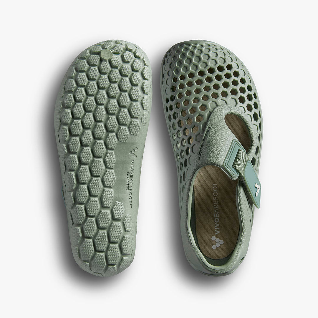 Vivobarefoot Ultra II Juniors – Glacial Green