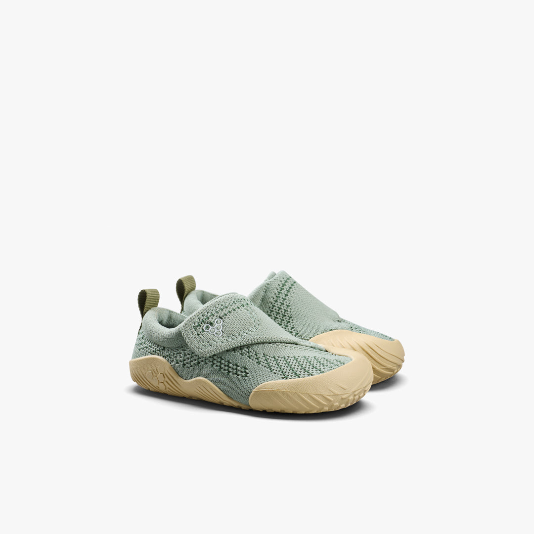 Vivobarefoot Motus Knit Toddlers – Glacial Green