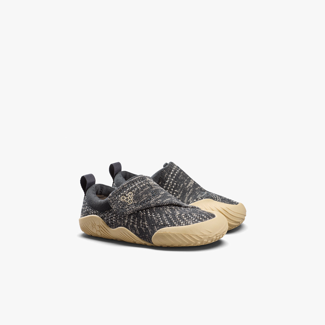 Vivobarefoot Motus Knit Toddlers Woodland Grey - pair