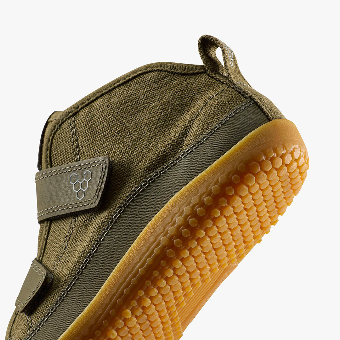 Vivobarefoot Gobi Utility Preschool – Dark Olive