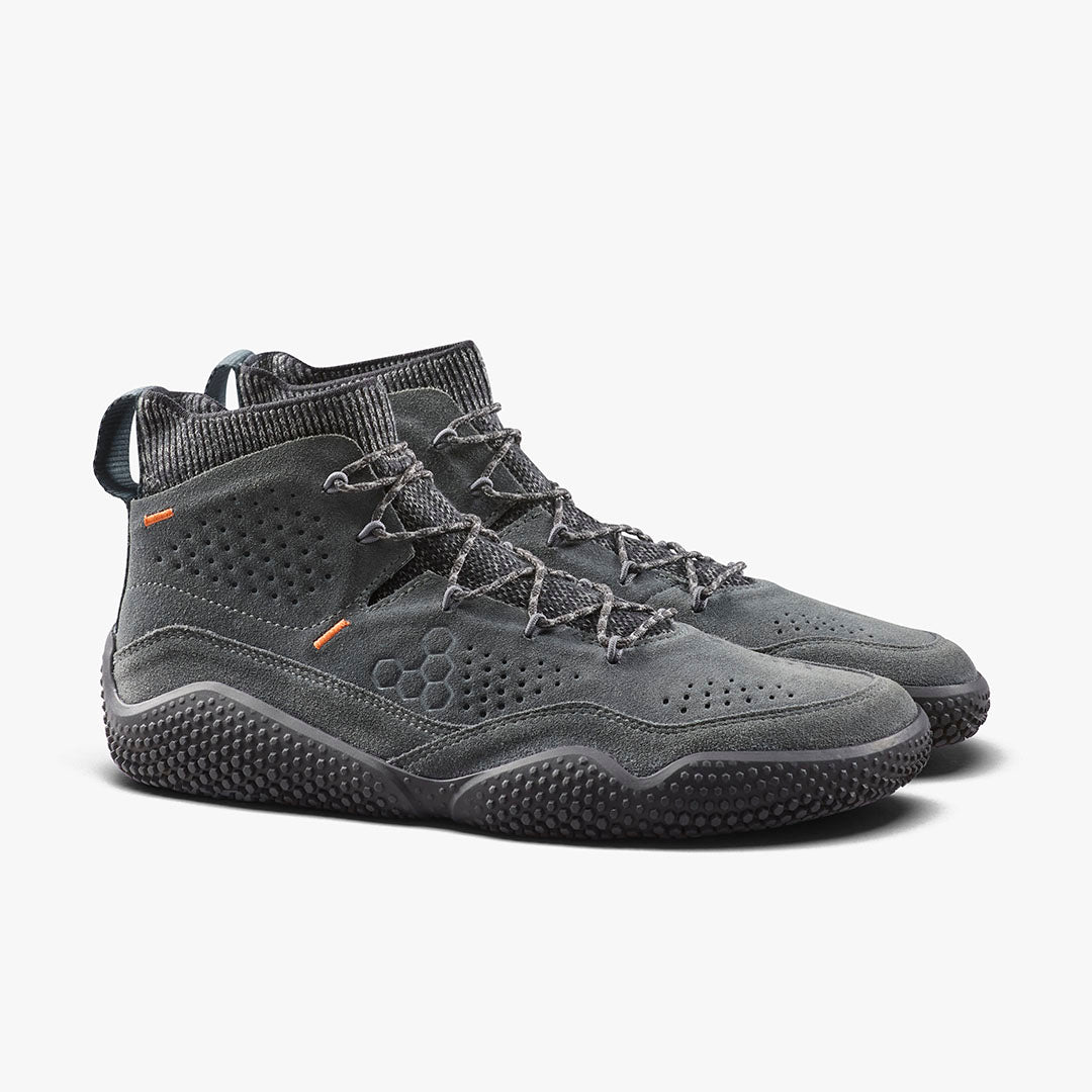 Vivobarefoot Motus Studio Mid Leather Womens – Dark Shadow