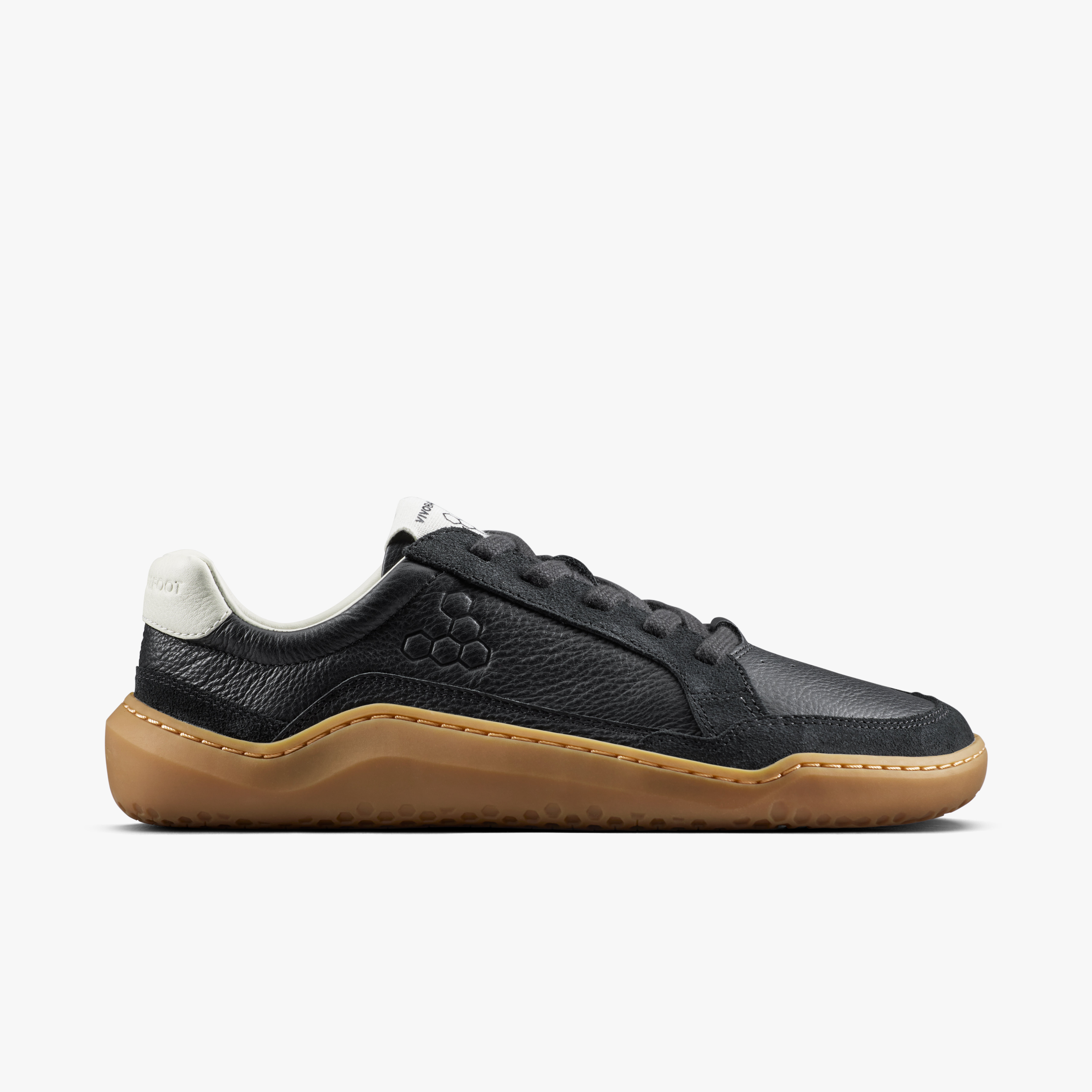 Vivobarefoot Gobi III Sneaker Leather Womens – Obsidian – Side