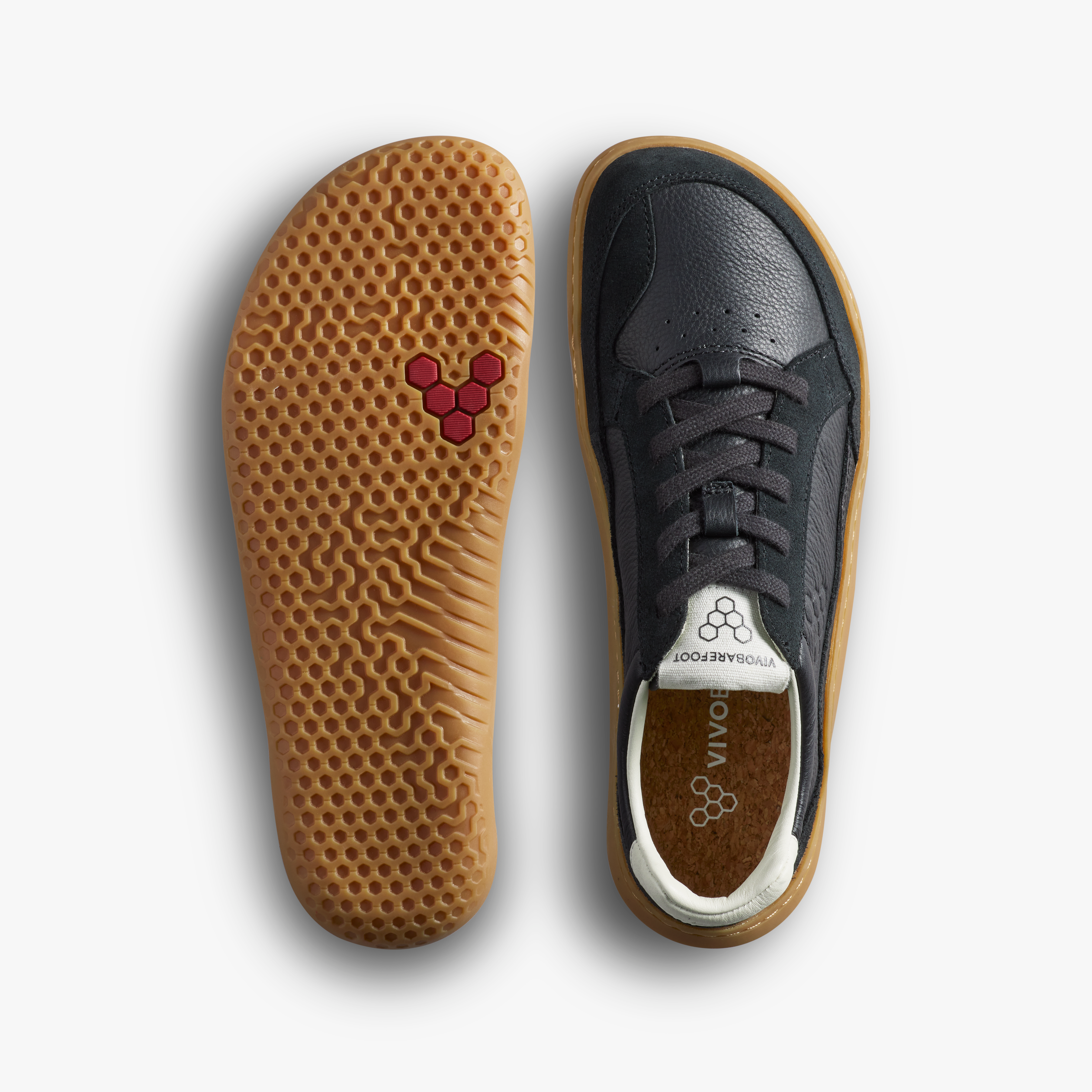 Vivobarefoot Gobi III Sneaker Leather Womens – Obsidian – SoleAndTop