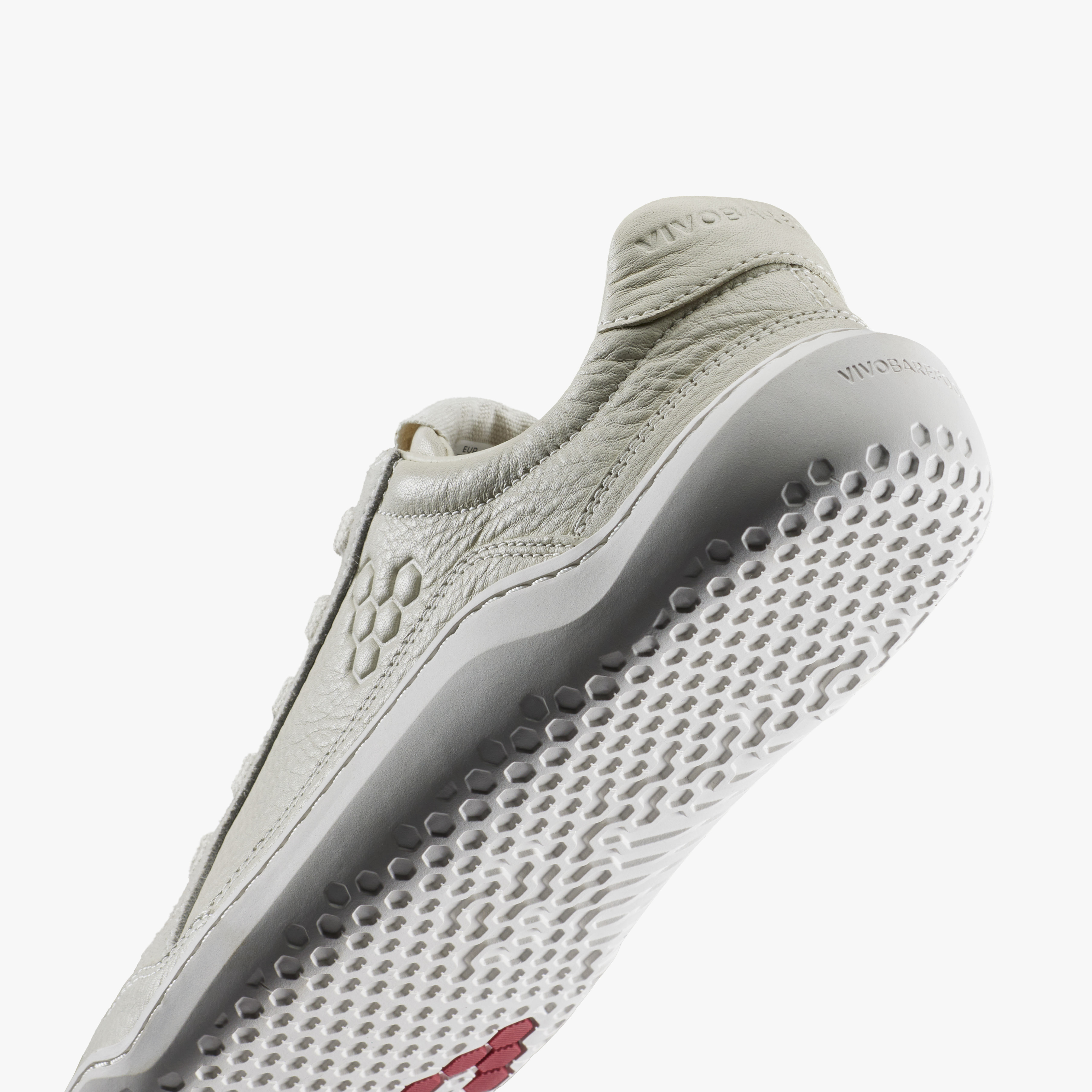 Vivobarefoot Gobi III Sneaker Leather Womens – Limestone – Closeup2
