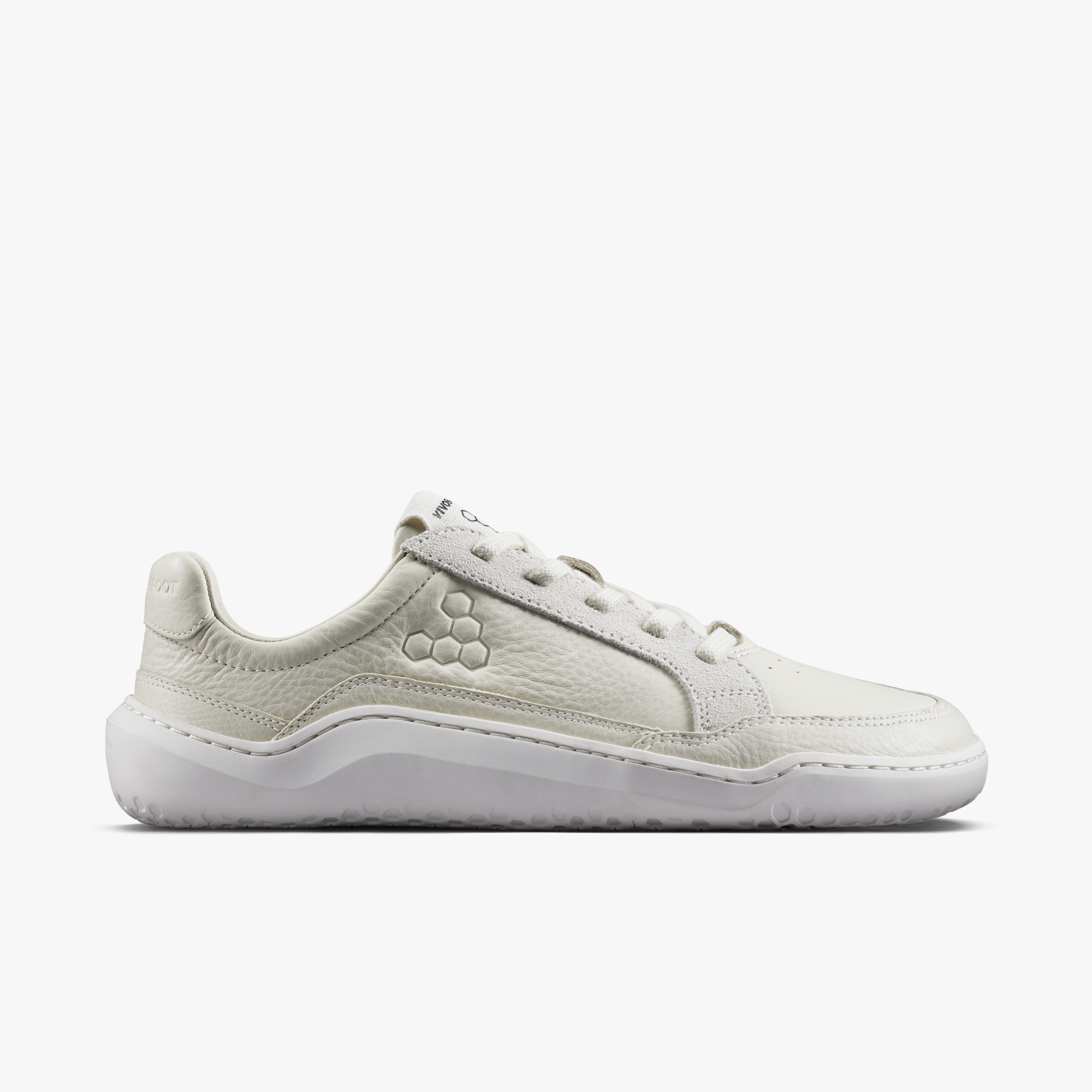 Vivobarefoot Gobi III Sneaker Leather Womens – Limestone – Side