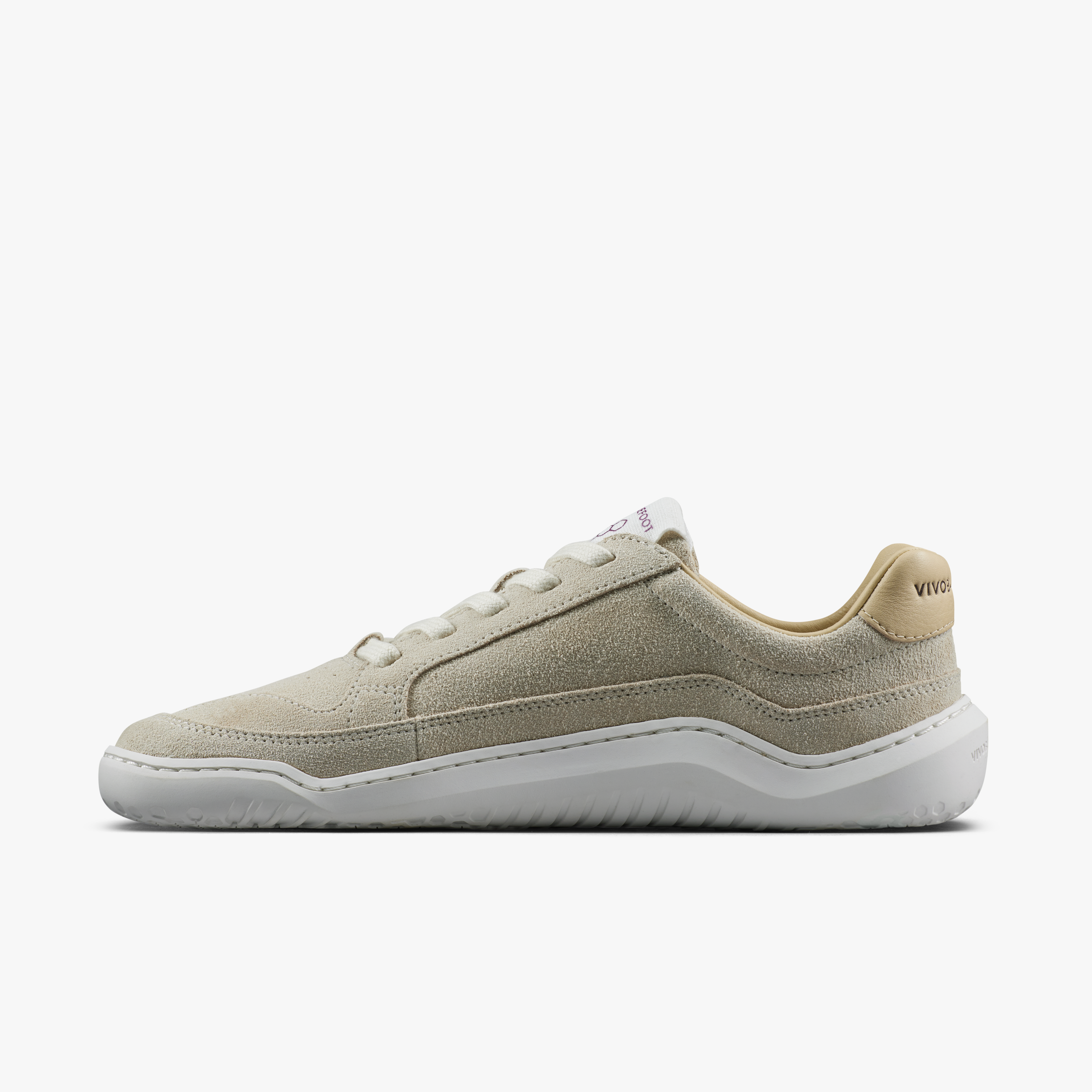 Vivobarefoot Gobi III Sneaker Leather Womens – Sand/Fig – inside view