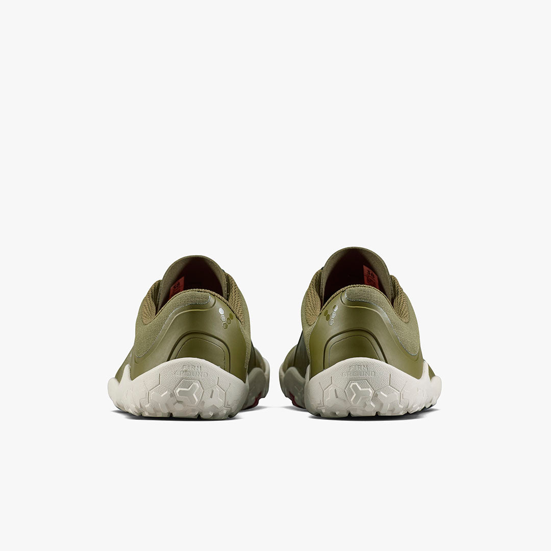 Vivobarefoot Primus Trail III All Weather FG Womens – Dark Olive/White