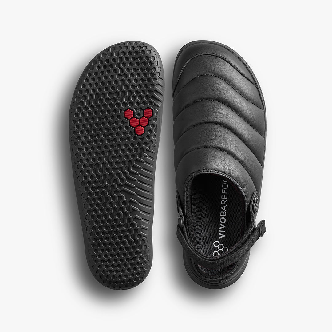 Vivobarefoot Gobi Wavey Mule Womens – Obsidian