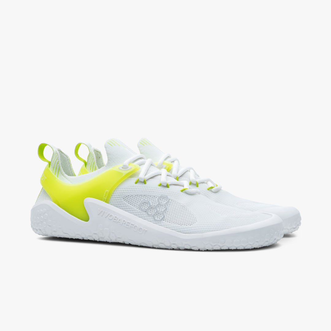 Vivobarefoot Motus Strength Womens – White / Acid Lime